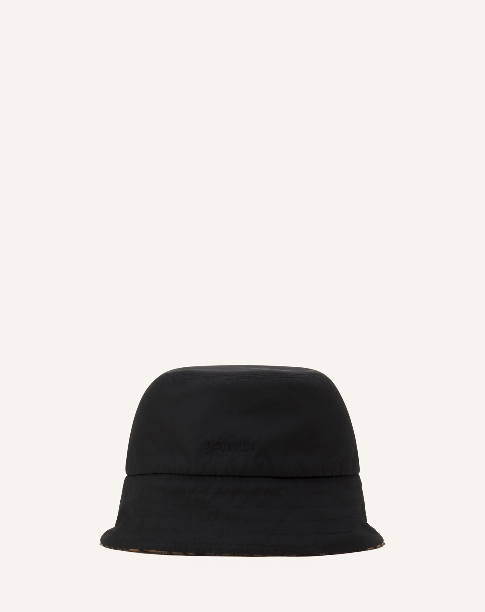 LEOPARD PRINT REVERSIBLE BUCKET HAT