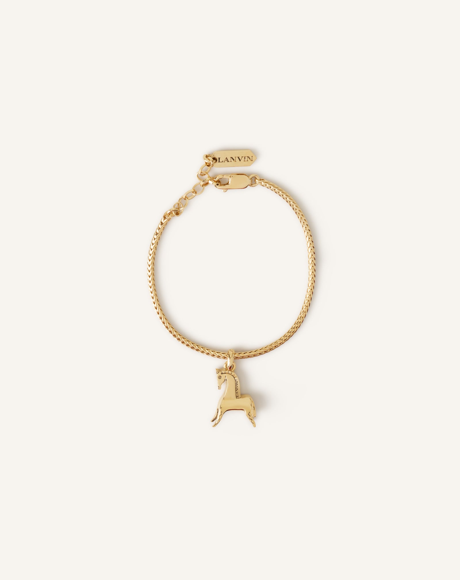 SILVER LUNAR YEAR BRACELET WITH A HORSE PENDANT