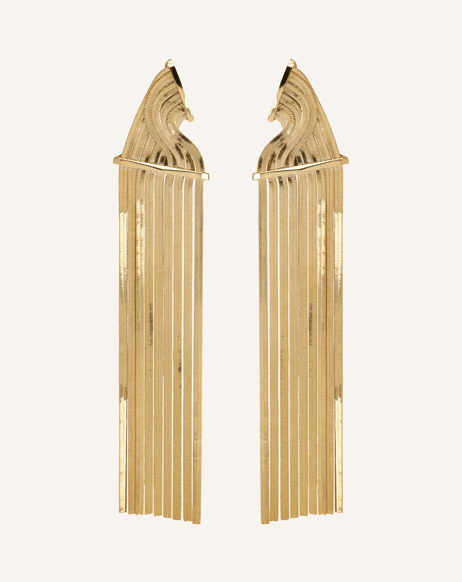 LANVIN CHAIN EARRINGS