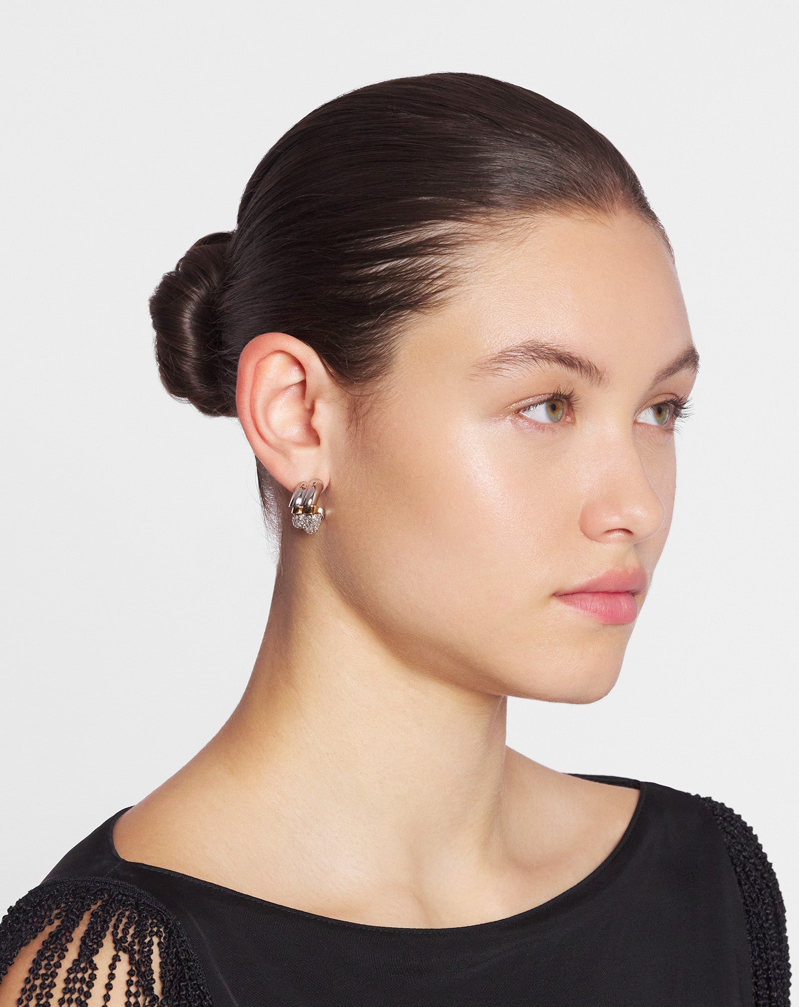 SÉQUENCE WAVE RHINESTONE EARRINGS