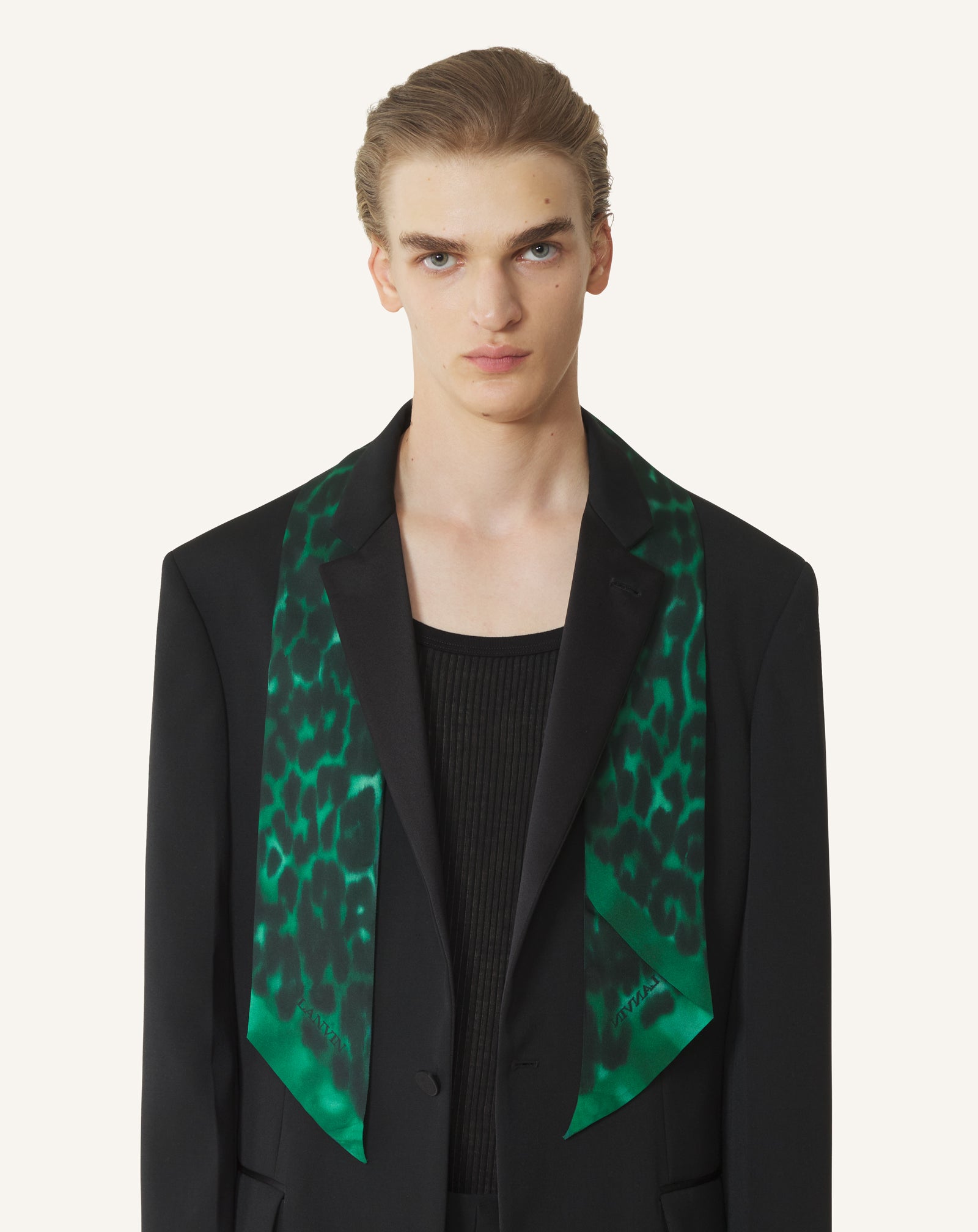 LEOPARD PRINT SILK TWILLY