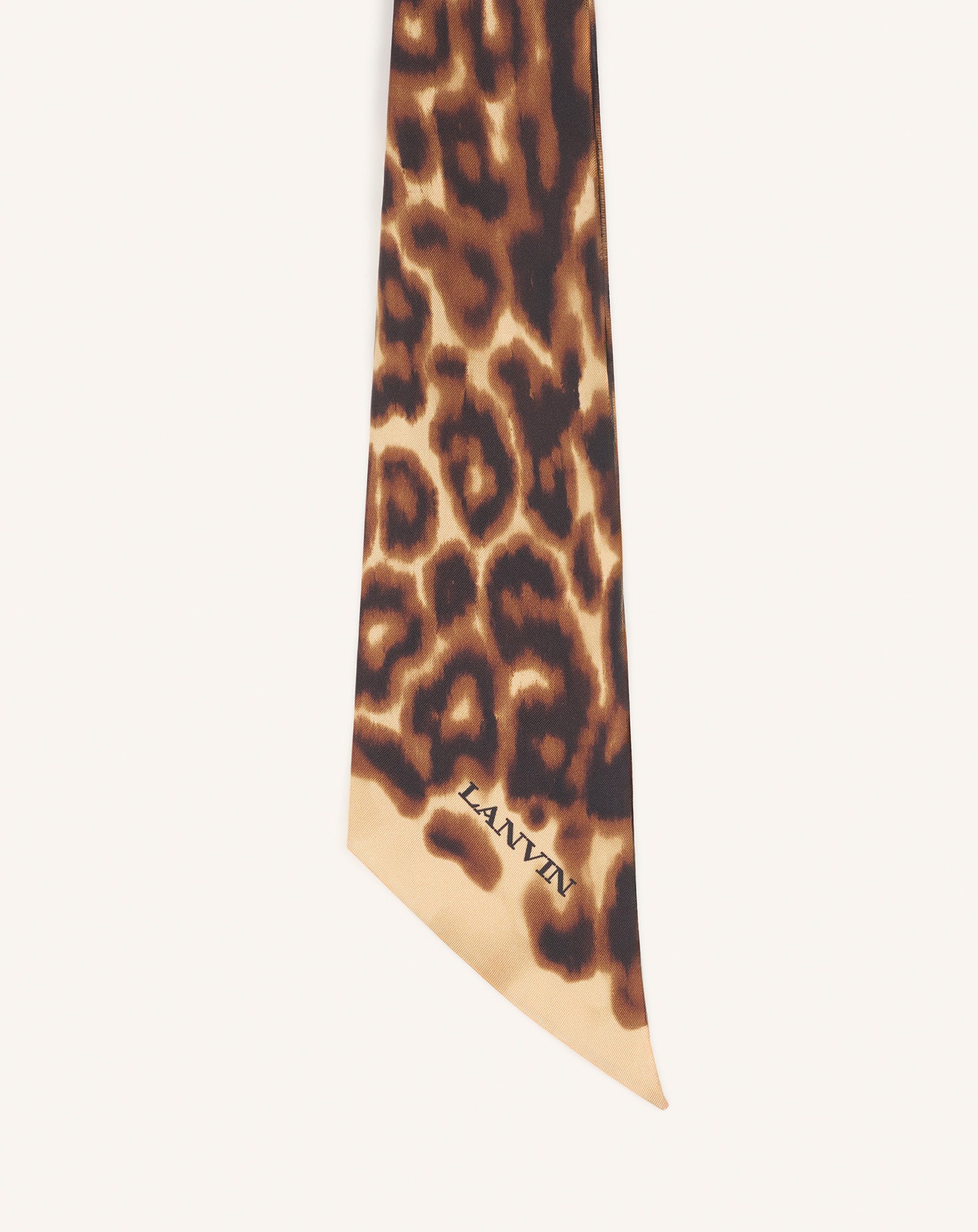 LEOPARD PRINT SILK TWILLY