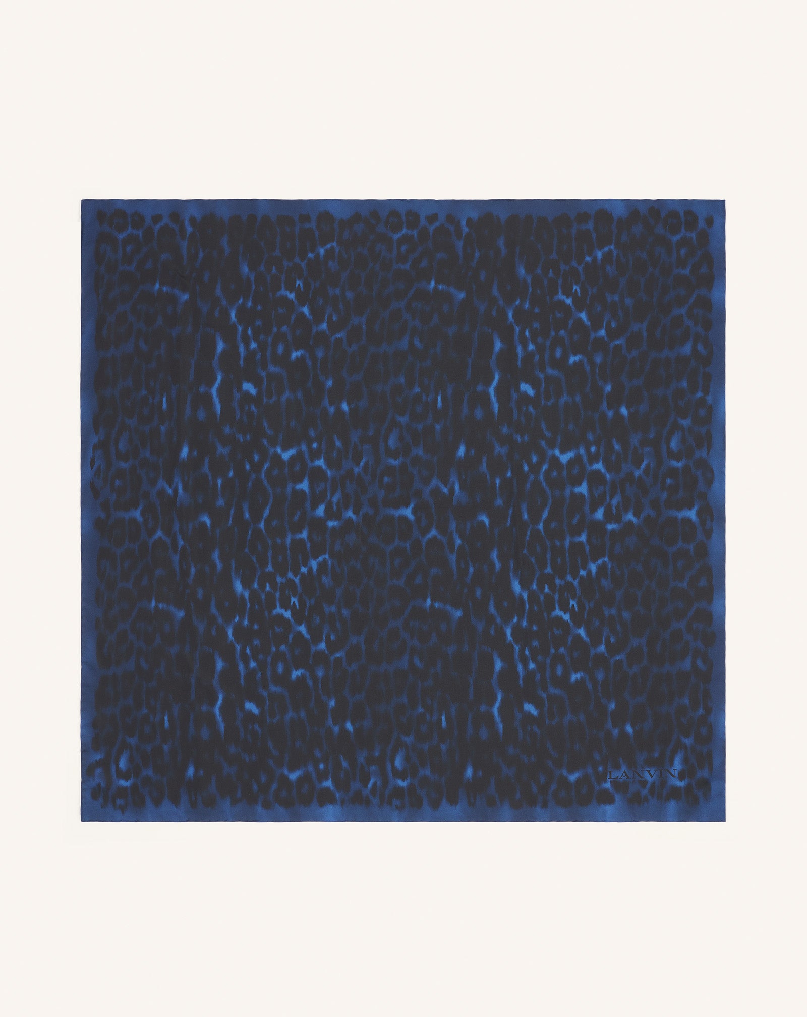 LEOPARD PRINT SILK SCARF