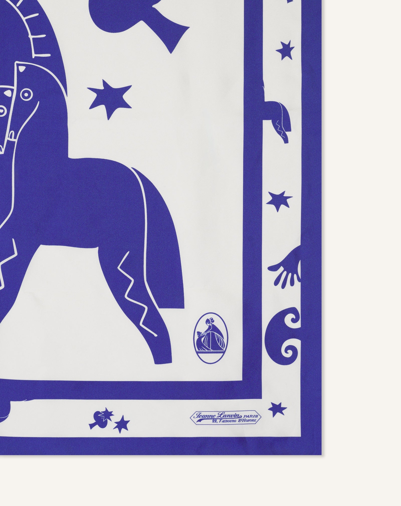 LUNAR YEAR PRINT SILK SCARF