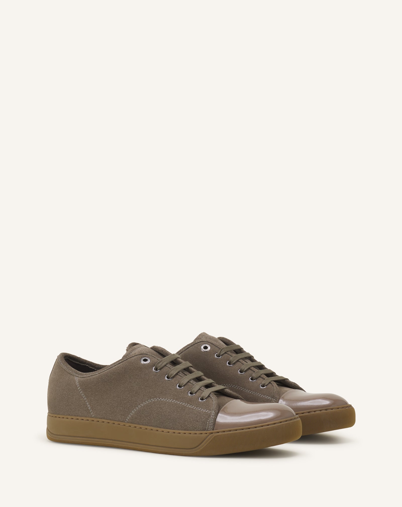DBB1 SNEAKERS IN PATENT LEATHER AND SUEDE