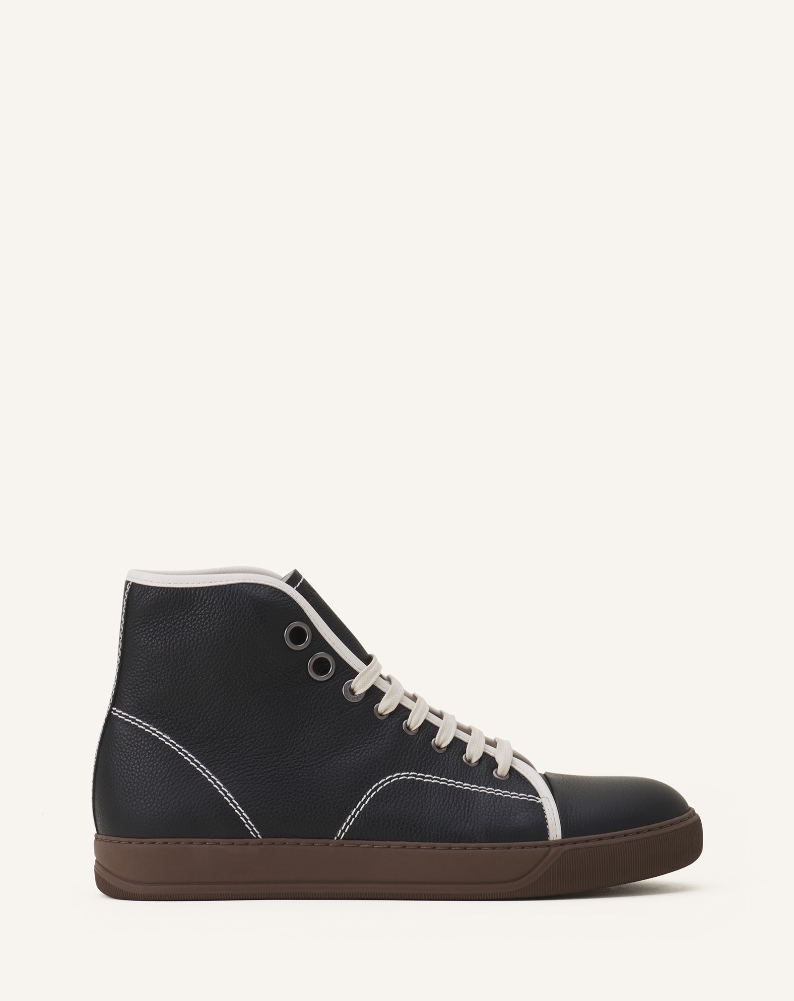 DBB1 HIGH-TOP LEATHER SNEAKERS