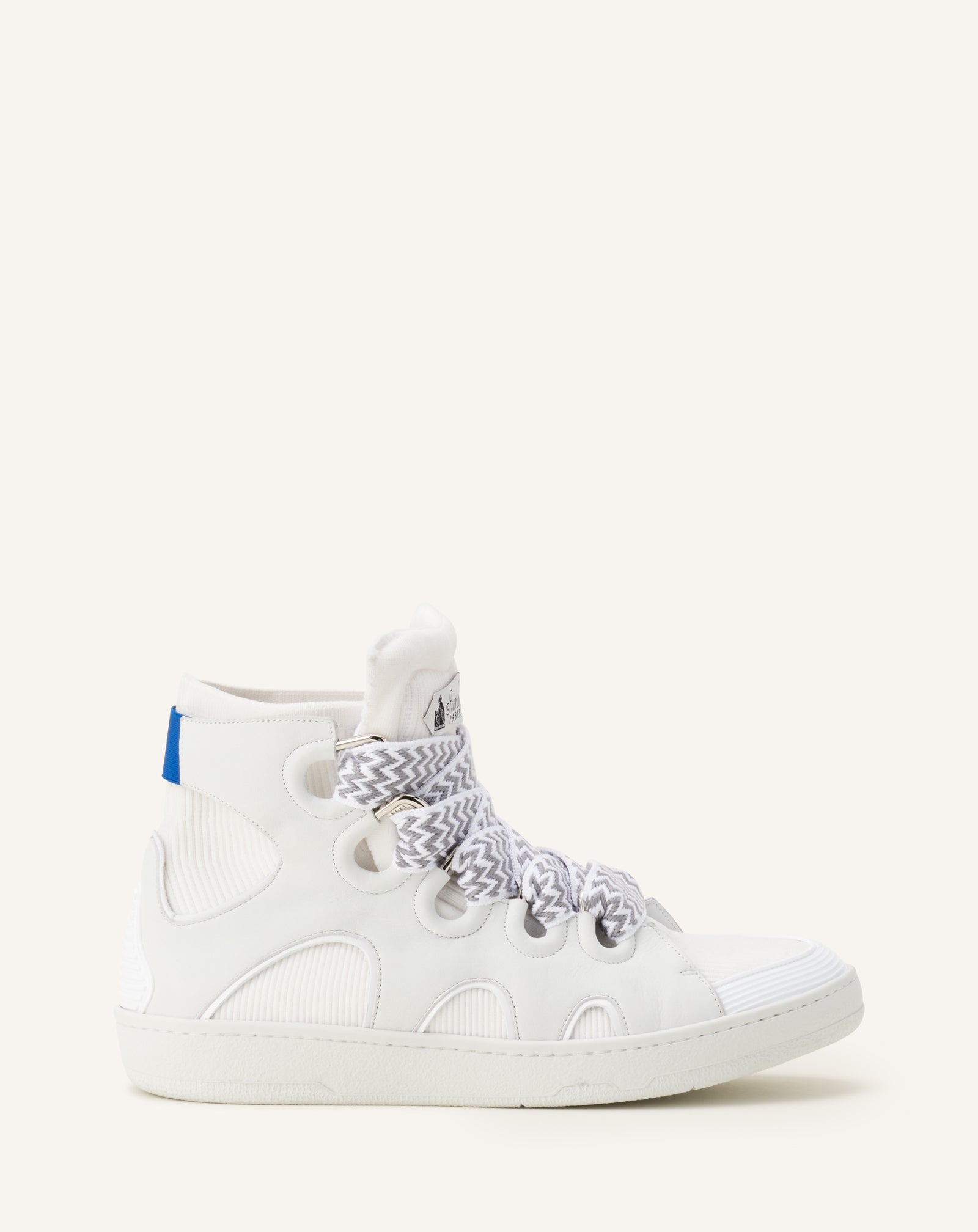 HIGH TOP CURB SNEAKERS IN KNIT