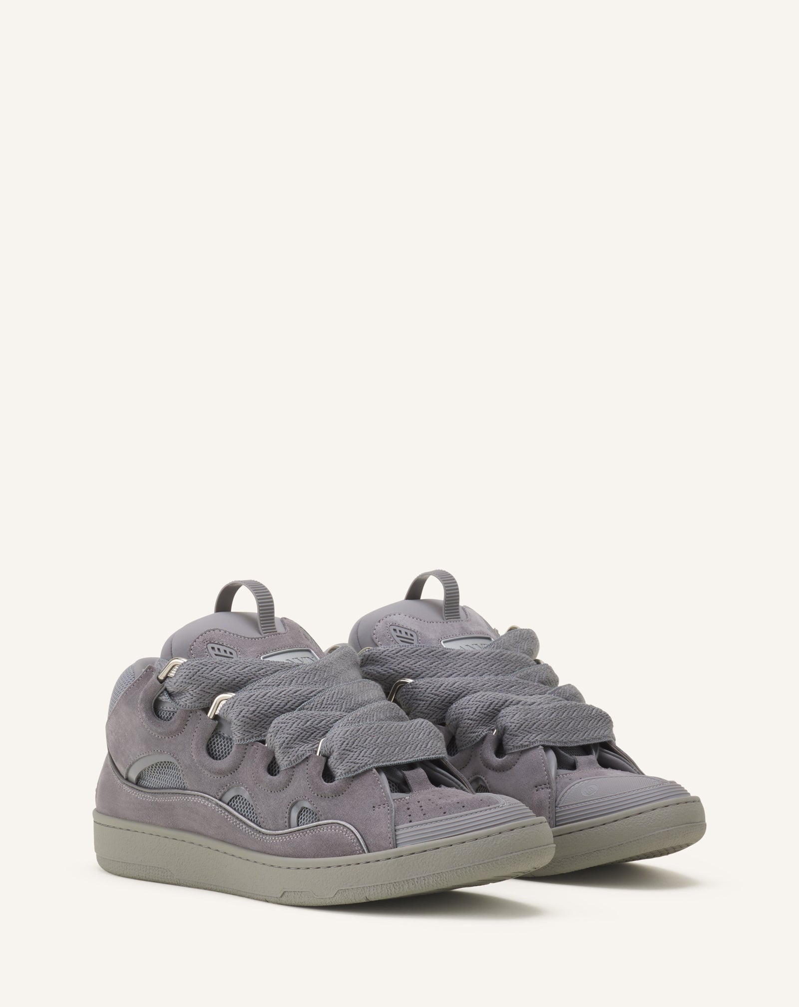 CURB SNEAKERS IN MONOCHROME SUEDE