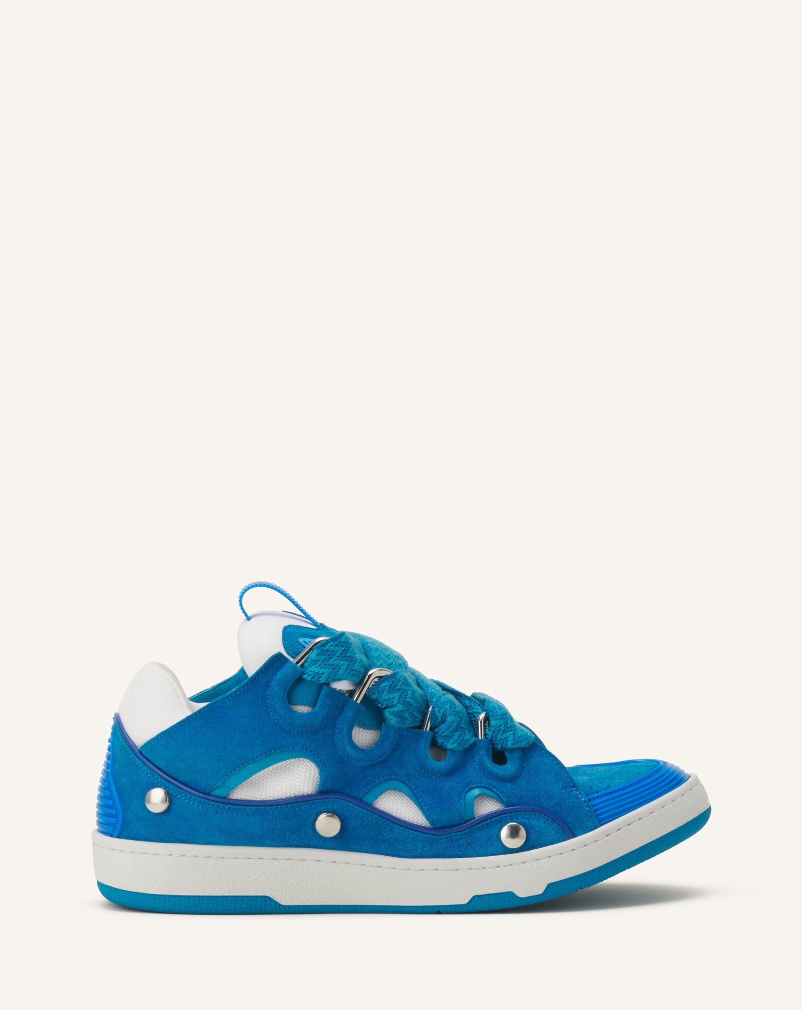 CURB PATCH SNEAKERS IN LEATHER