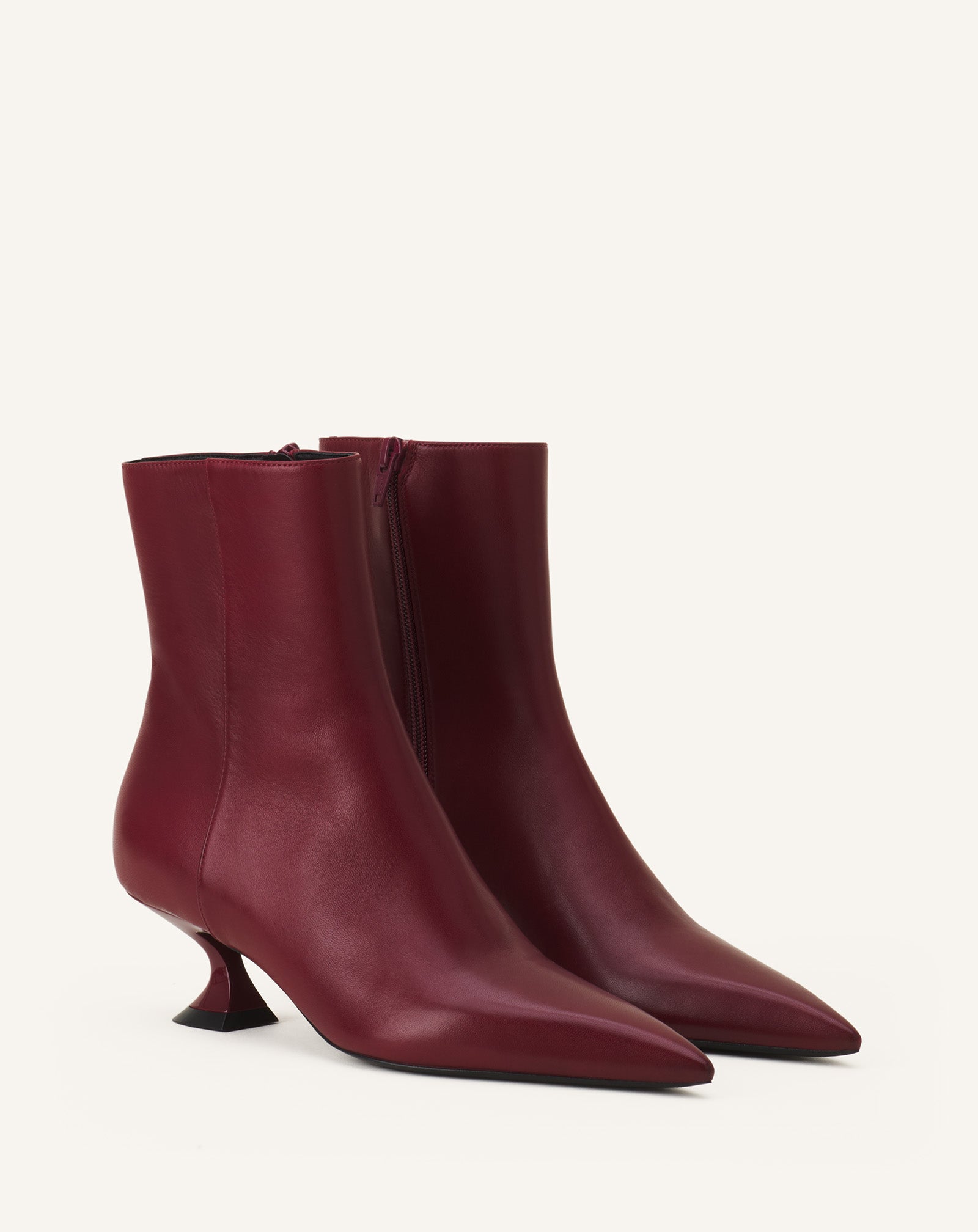 MIDNIGHT STEP LEATHER ANKLE BOOT