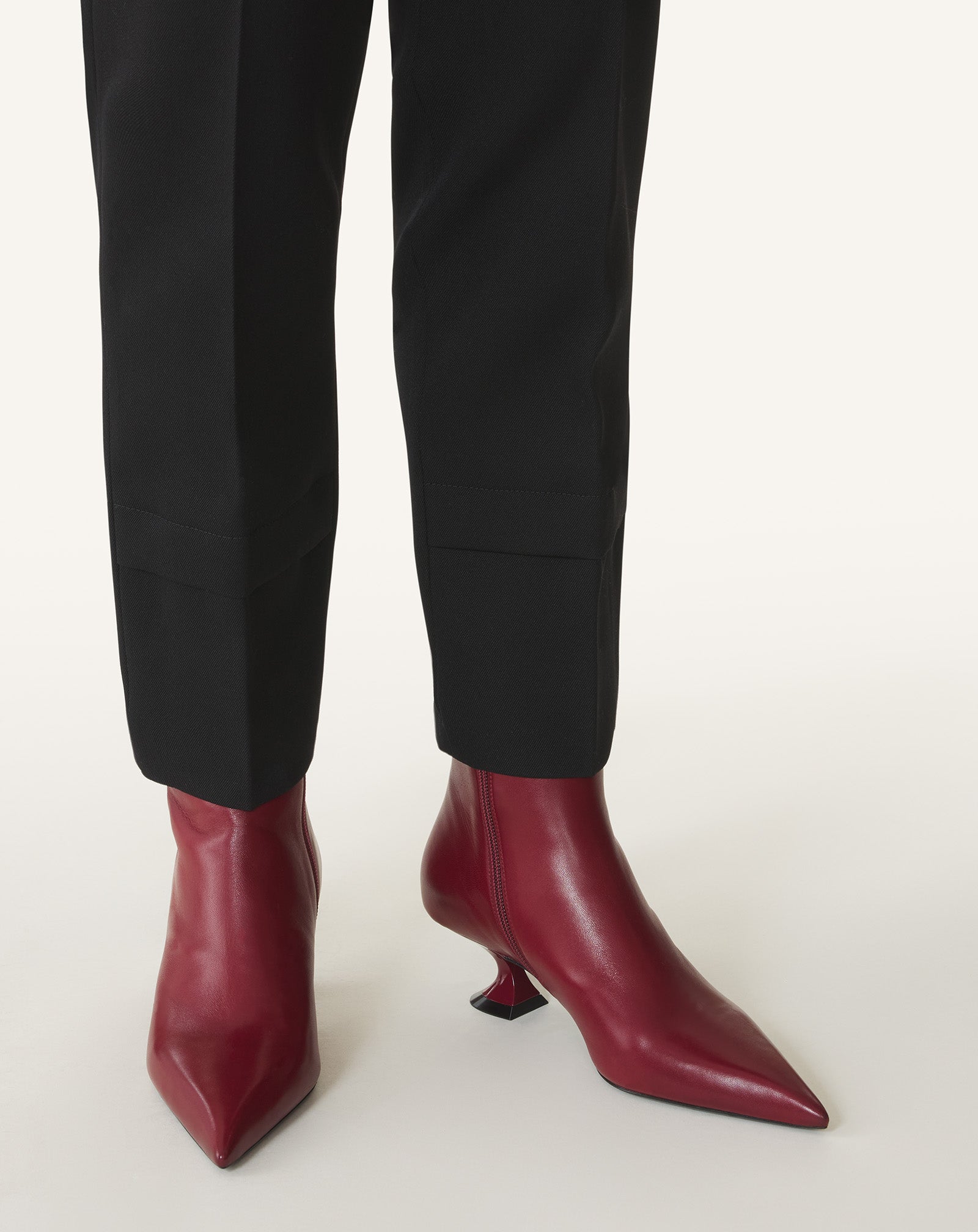 MIDNIGHT STEP LEATHER ANKLE BOOT