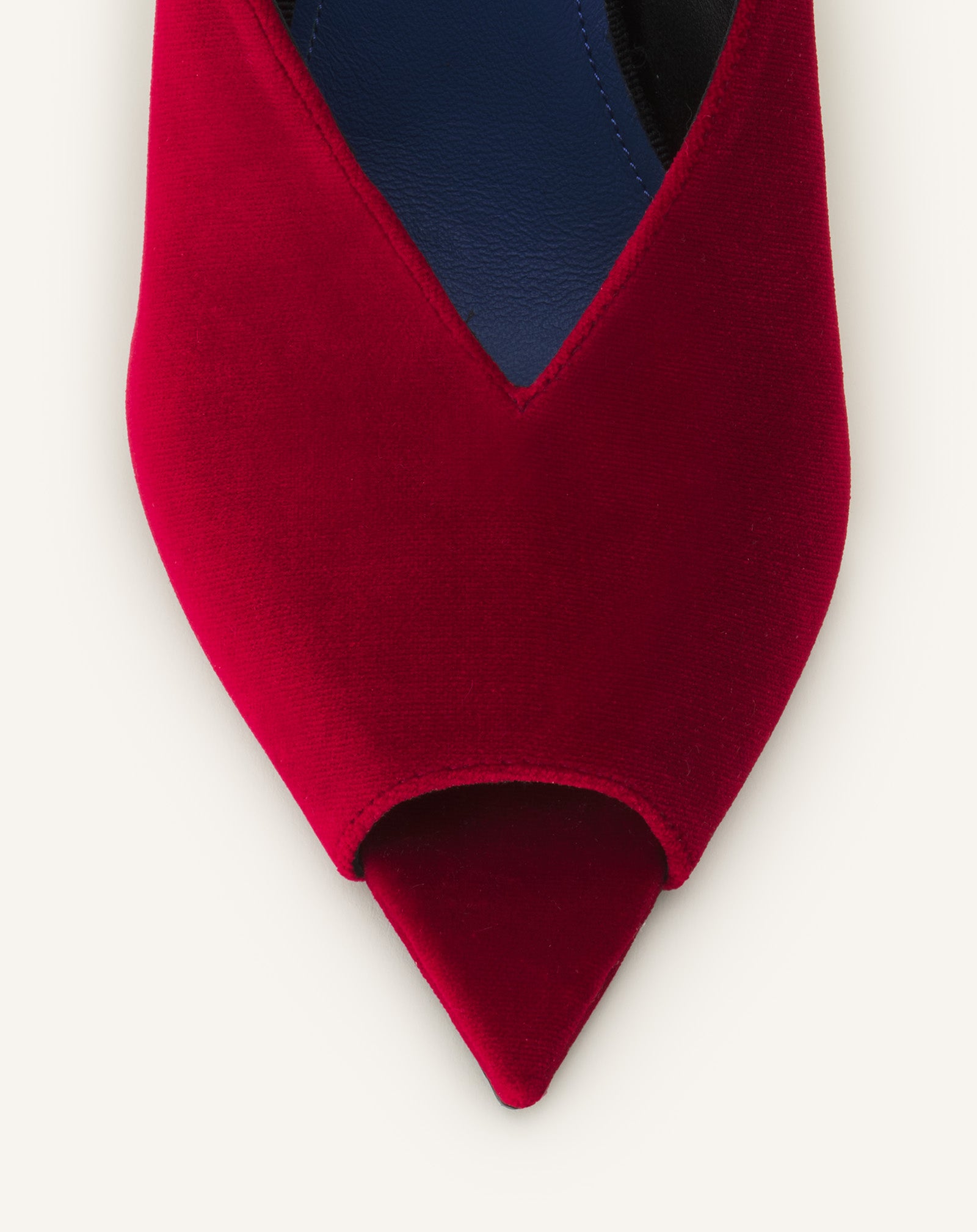 MIDNIGHT STEP MULE IN VELVET