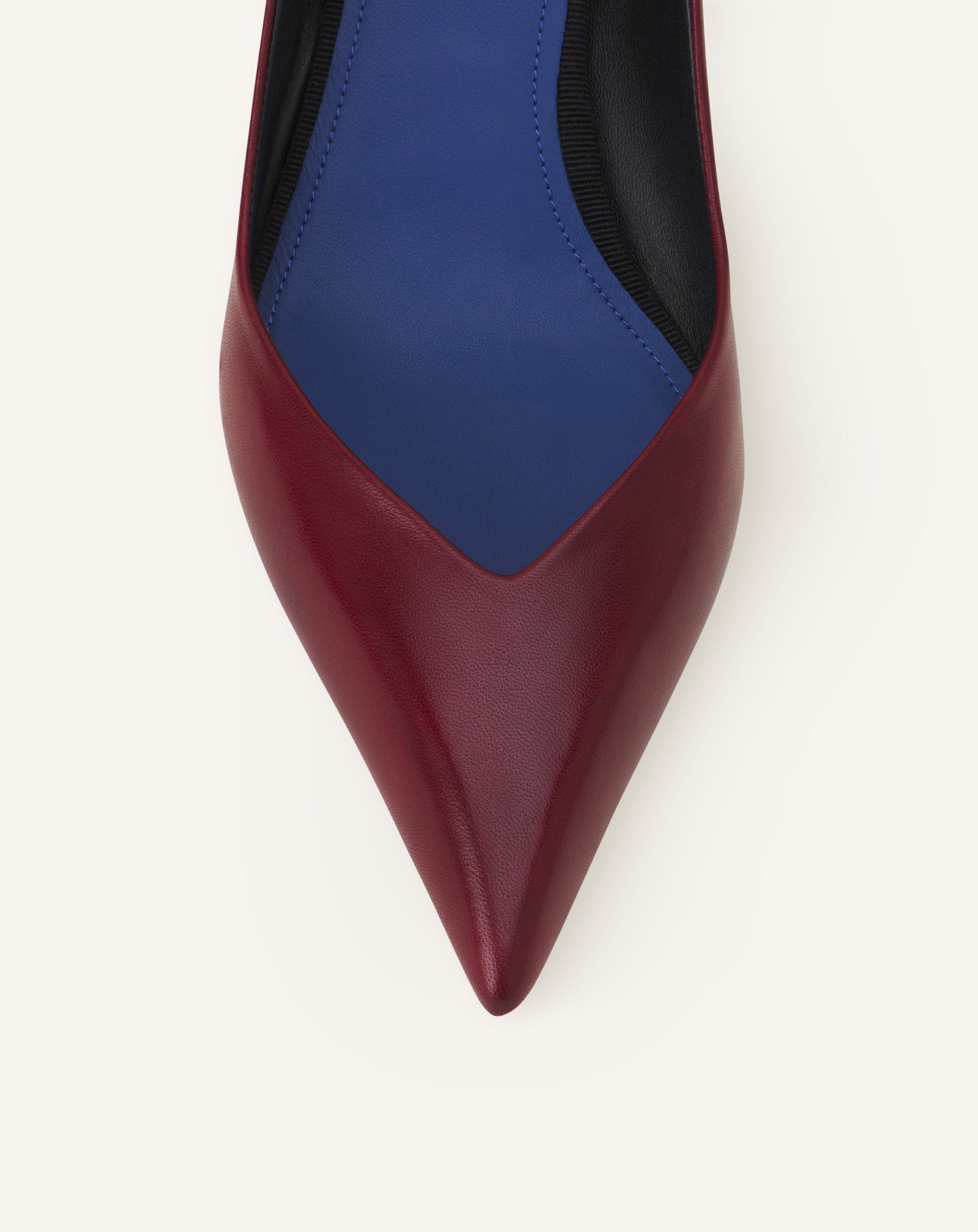 MIDNIGHT STEP PUMP IN LEATHER