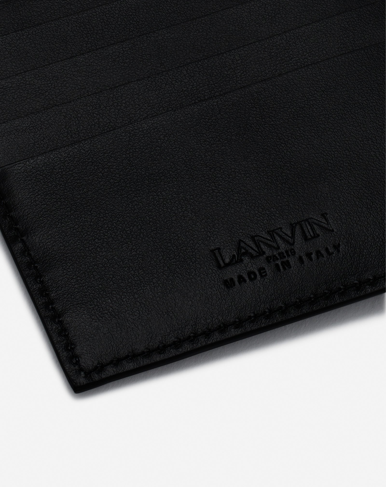 LANVIN SIGNATURE LEATHER WALLET
