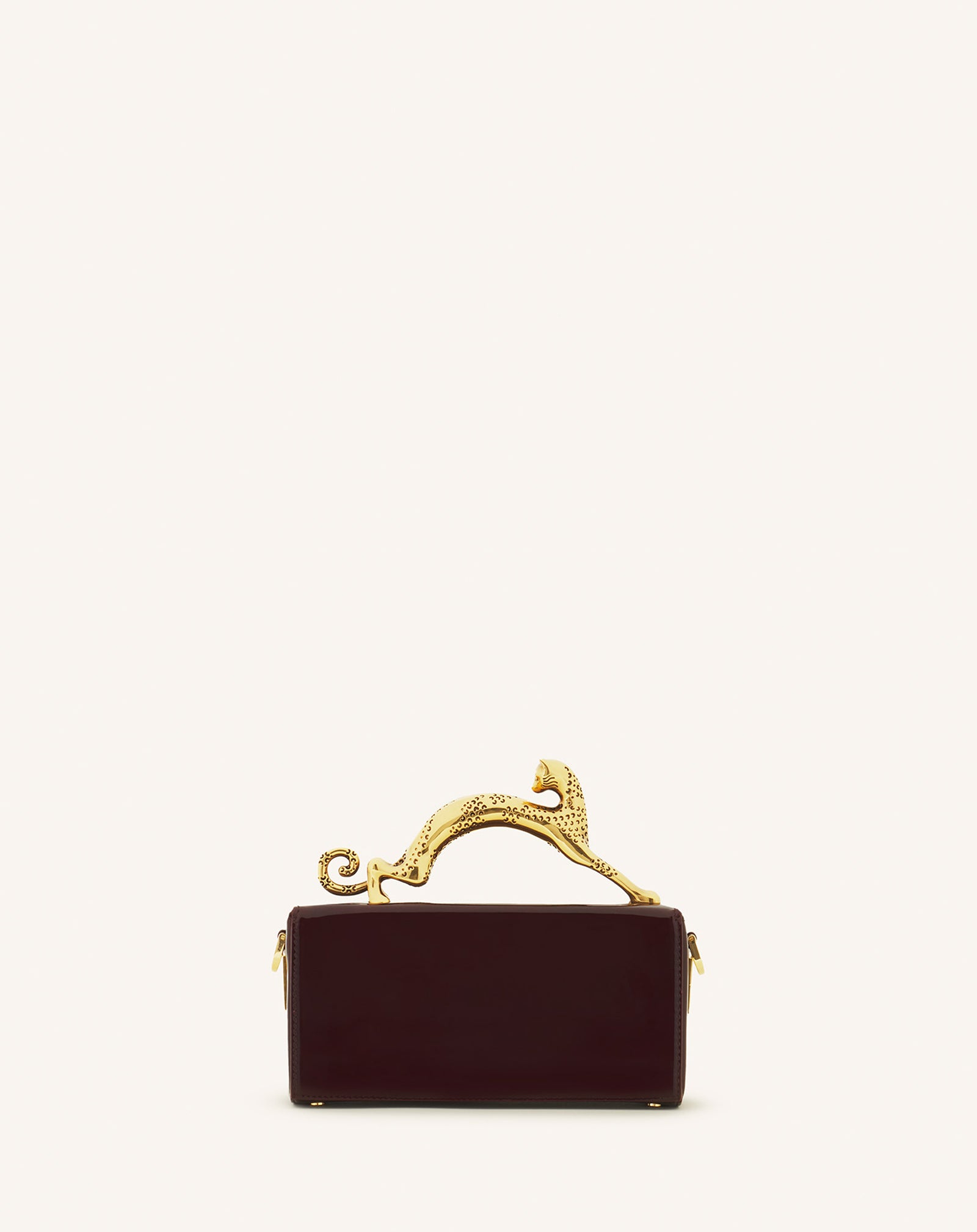 PENCIL CAT NANO PATENT LEATHER BAG