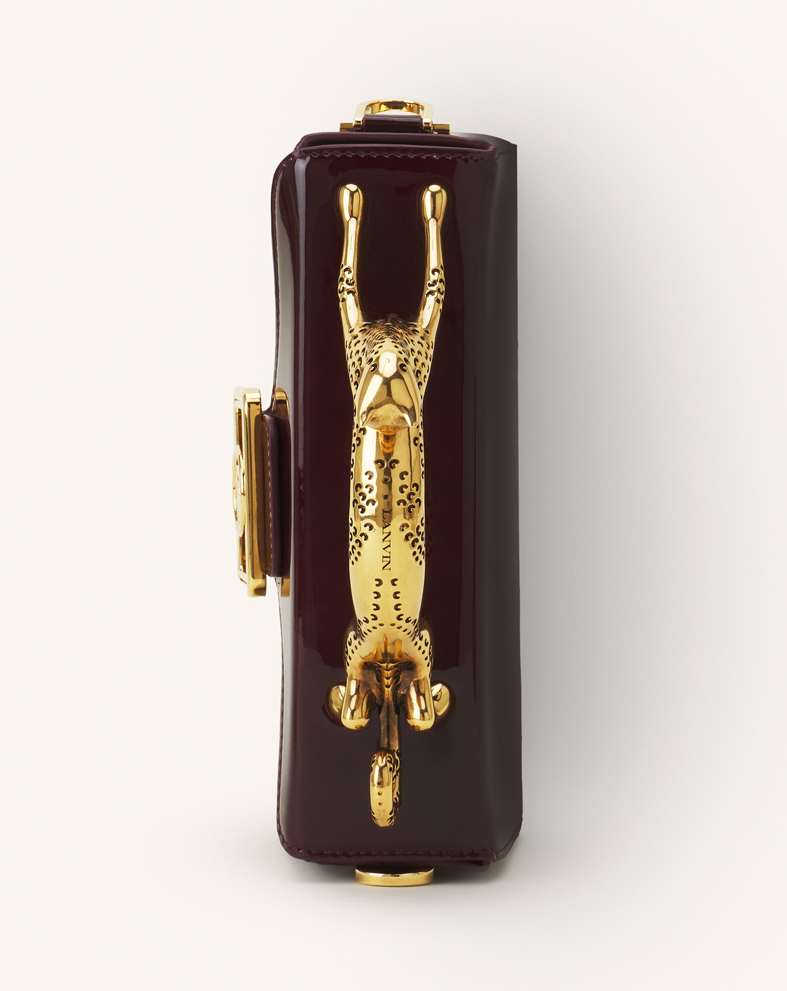 PENCIL CAT NANO PATENT LEATHER BAG