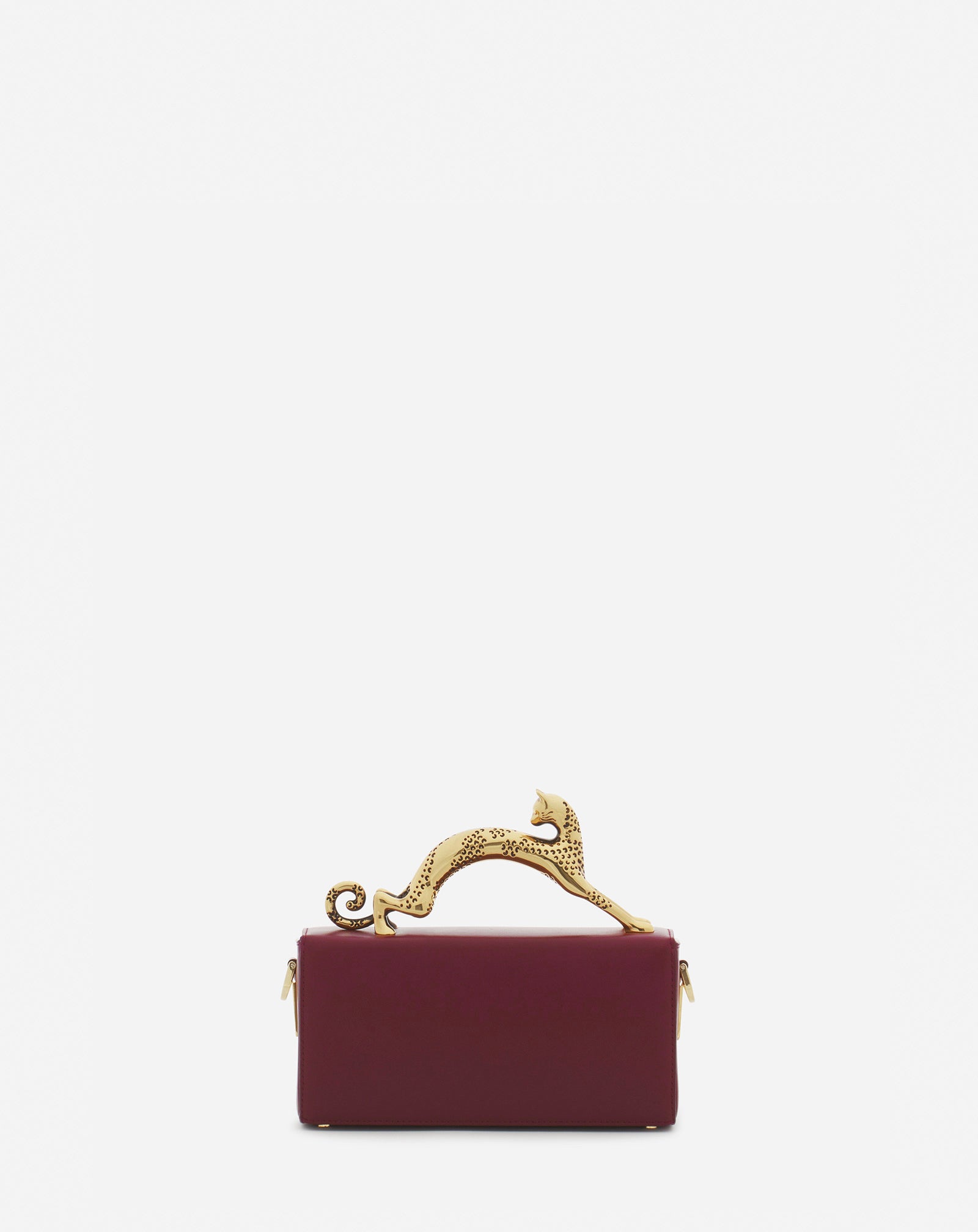 NANO PENCIL CAT LEATHER BAG