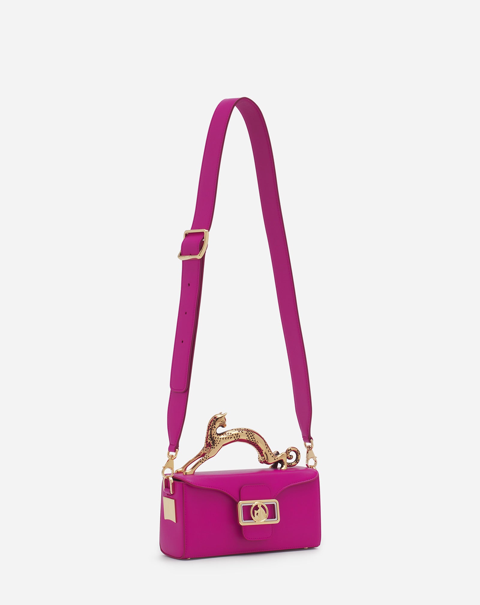 NANO PENCIL CAT LEATHER BAG