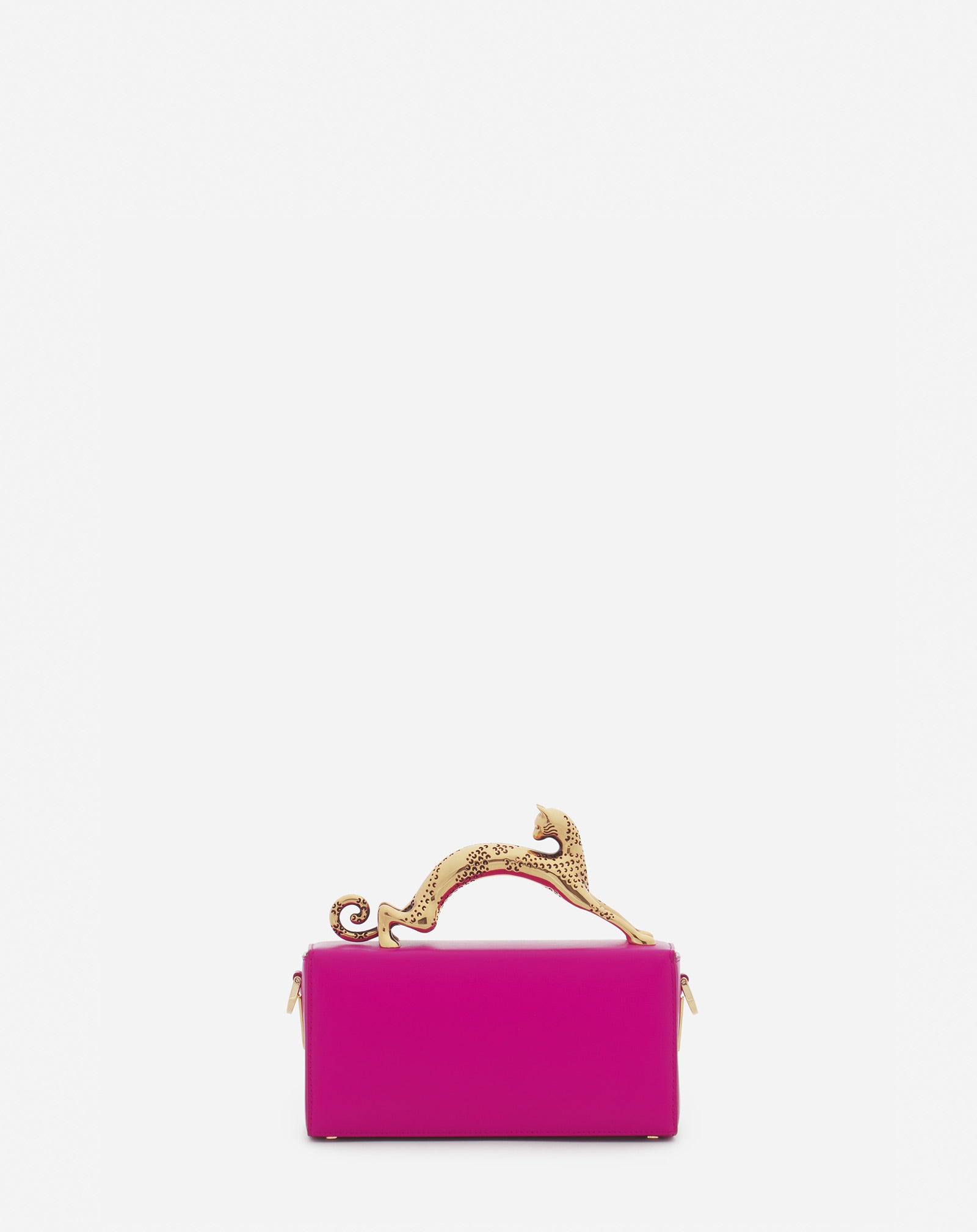 NANO PENCIL CAT LEATHER BAG