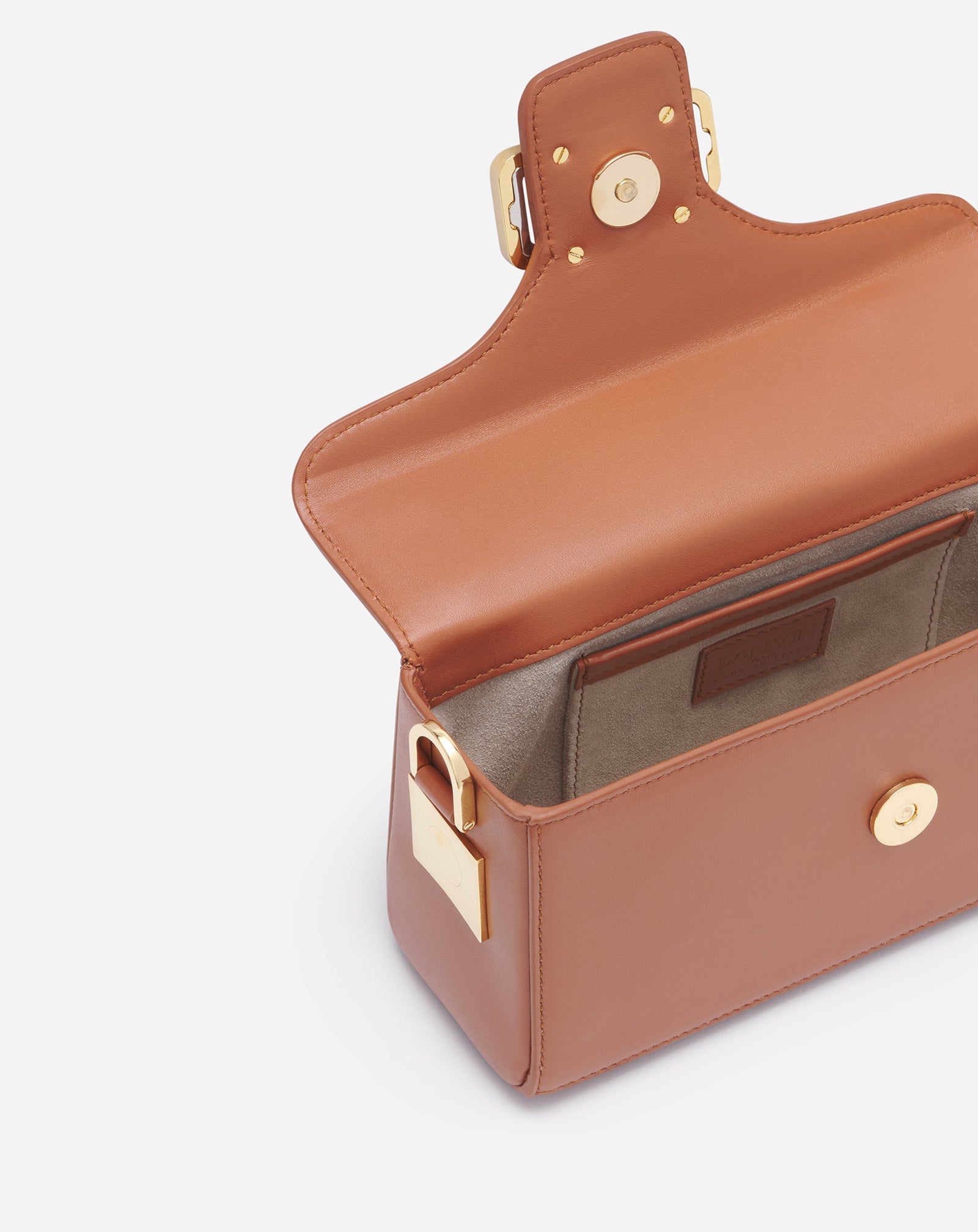 NANO PENCIL CAT LEATHER BAG