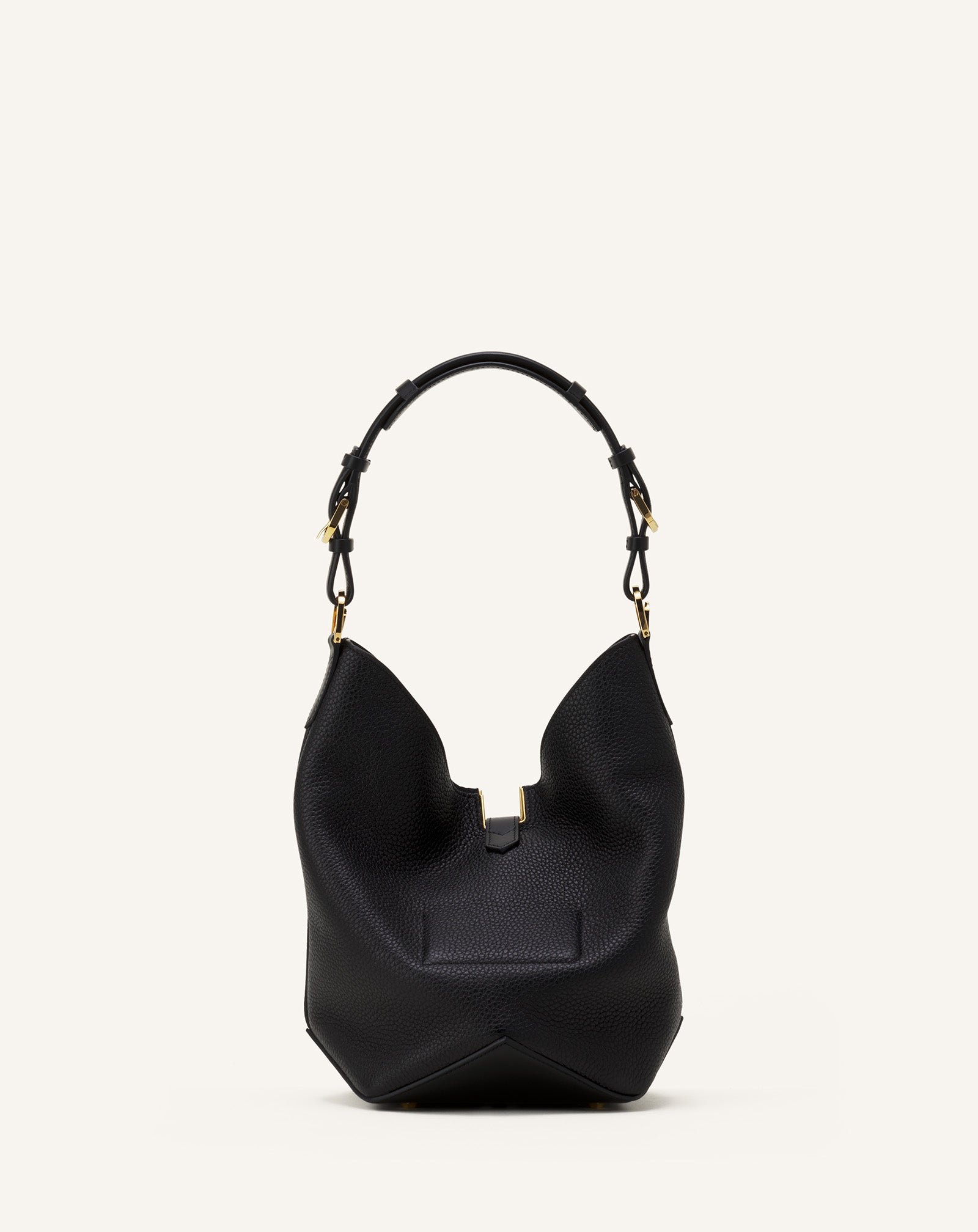 CATCH BY LANVIN MEDIUM LEATHER BUCKET BAG