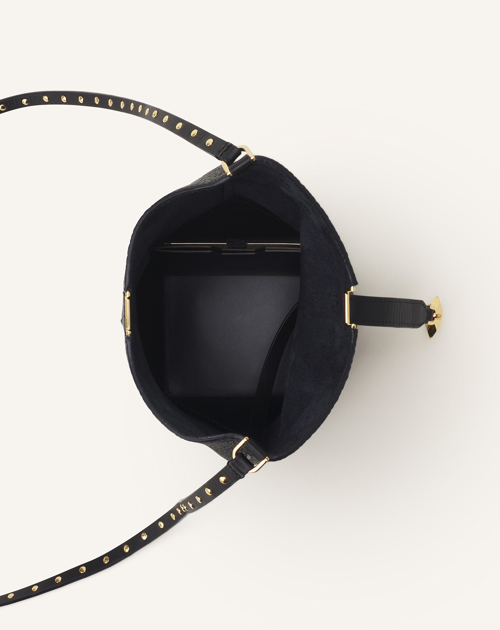 CATCH NANO BY LANVIN LEATHER BUCKET BAG