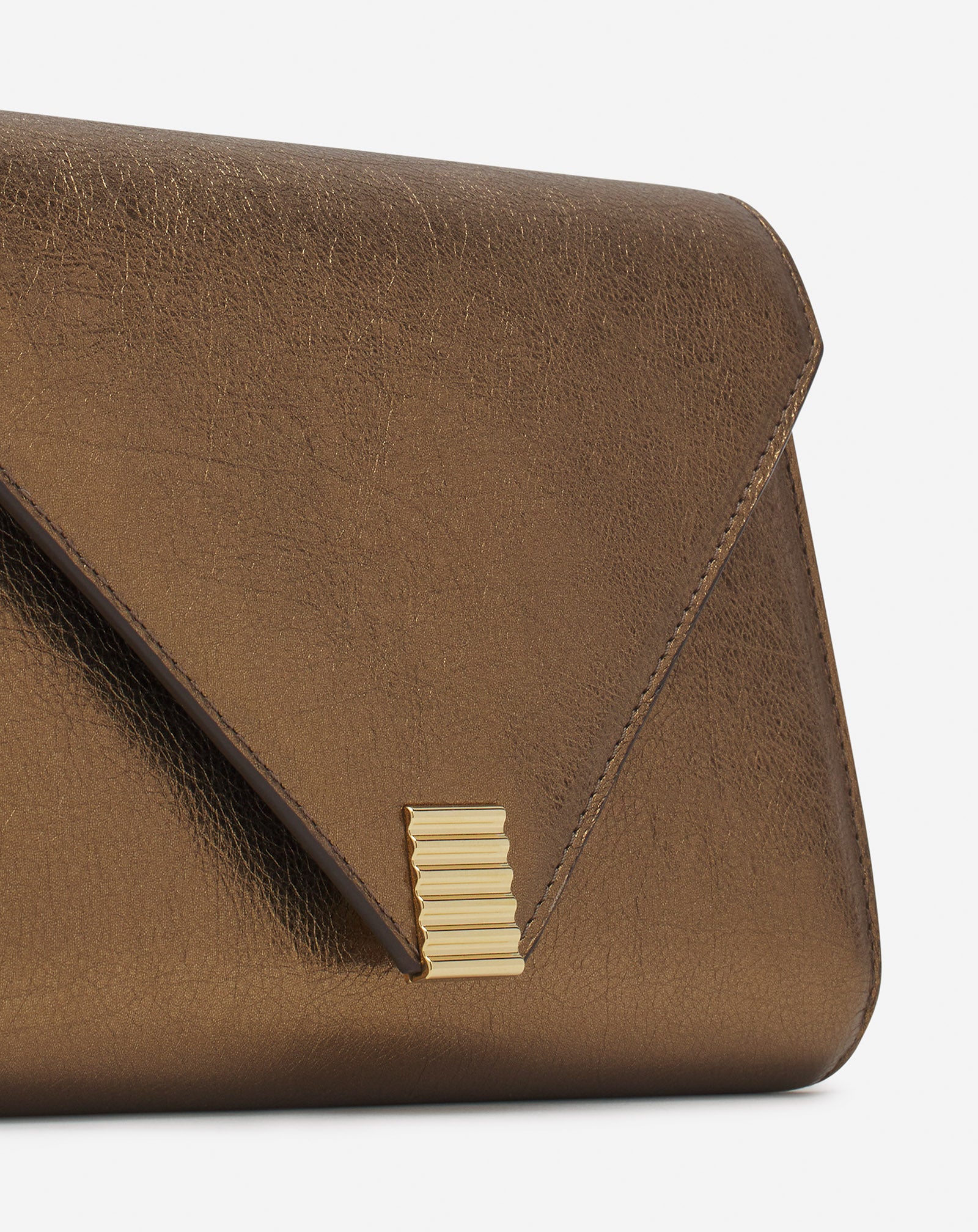 CONCERTO ARPÈGE WALLET BAG IN METALLIC GRAINED LEATHER