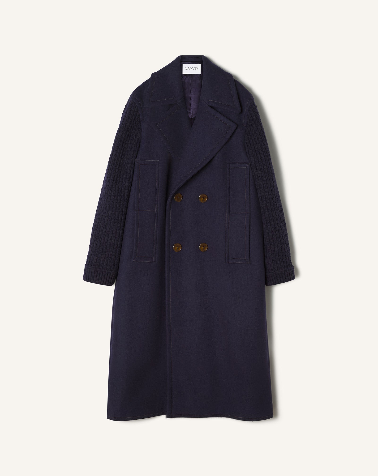 LONG WOOL PEACOAT