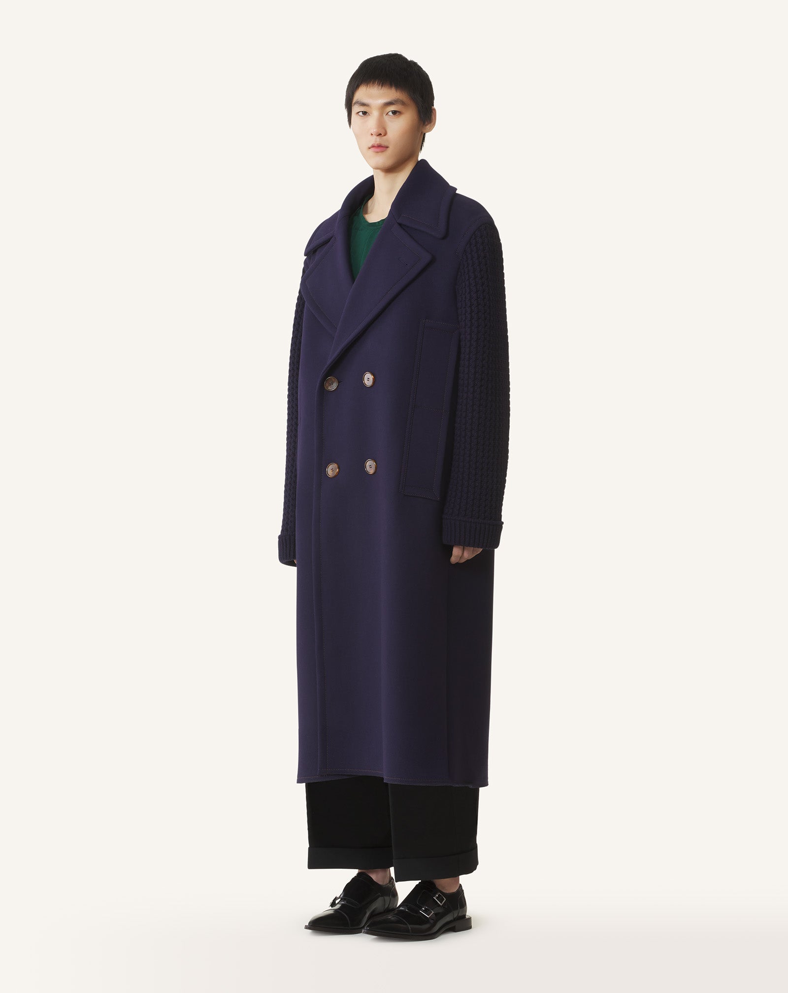 LONG WOOL PEACOAT