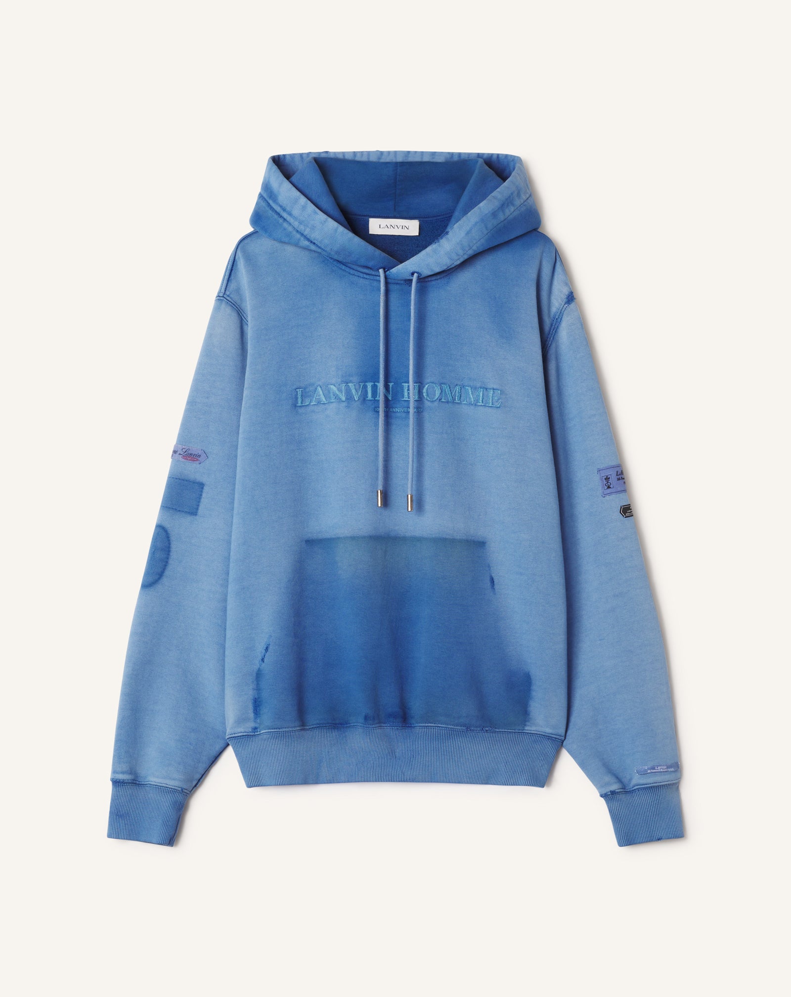 CENTENARY WORN EFFECT HOODIE