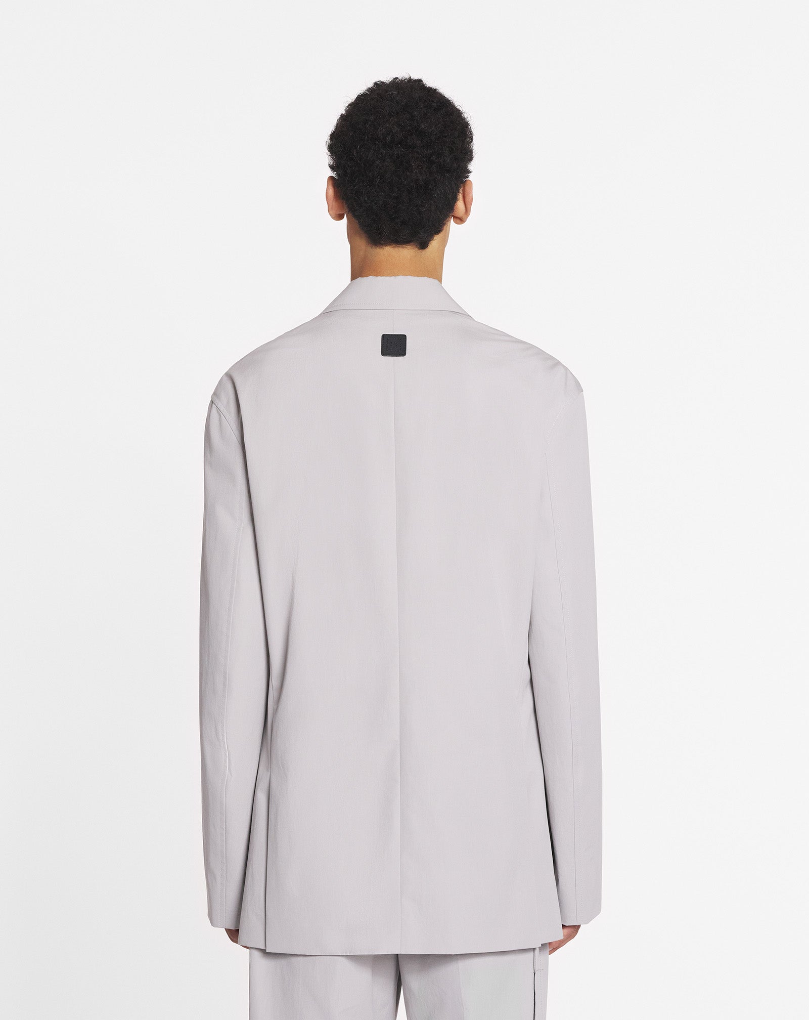 STRAIGHT FIT COTTON JACKET