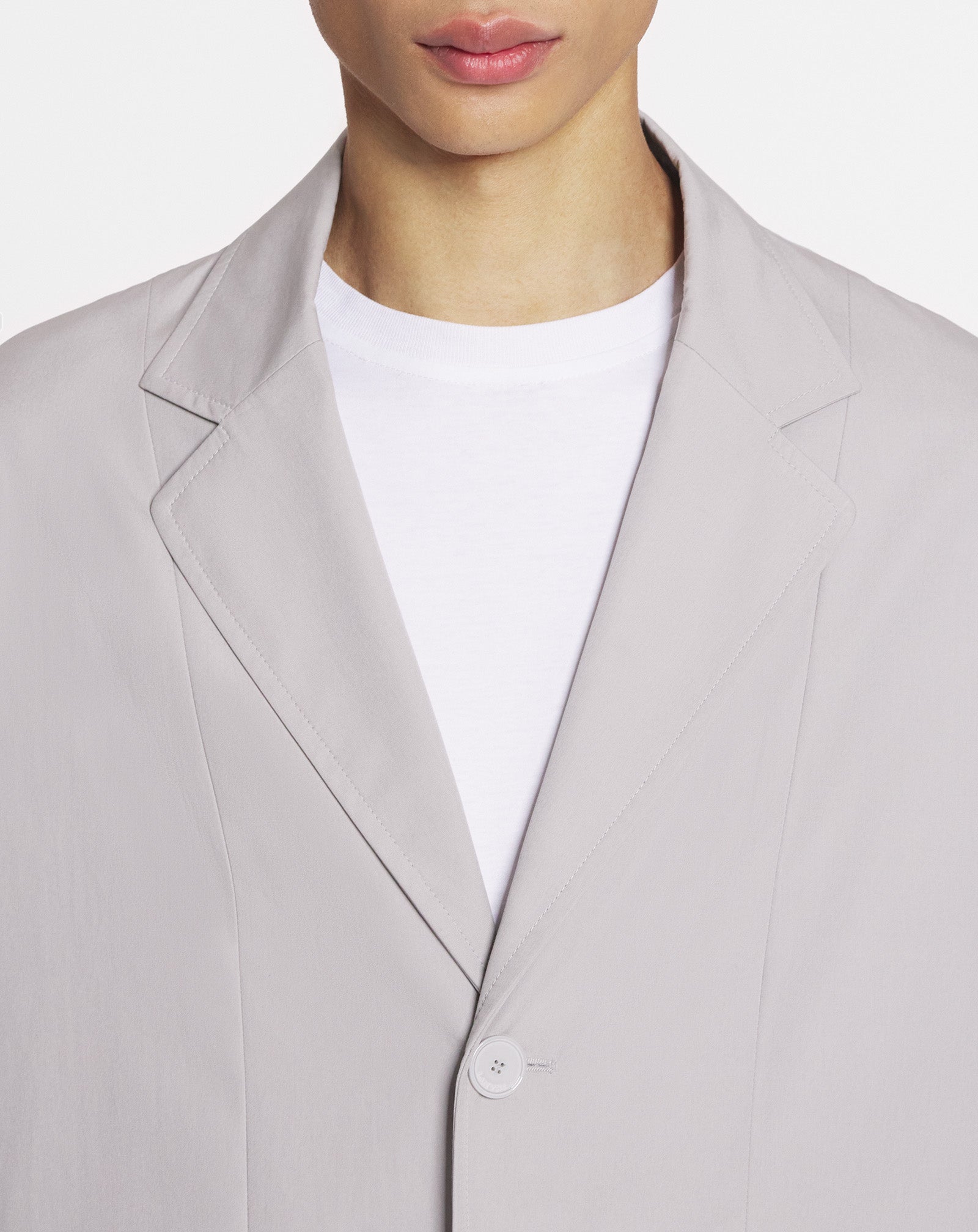 STRAIGHT FIT COTTON JACKET