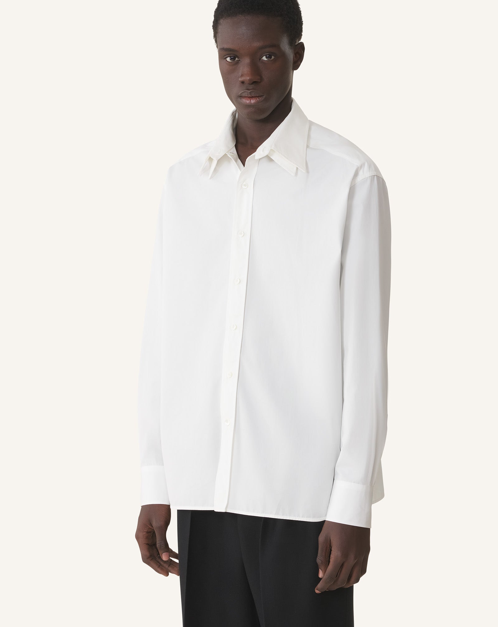 OVERSIZED COTTON POPLIN SHIRT