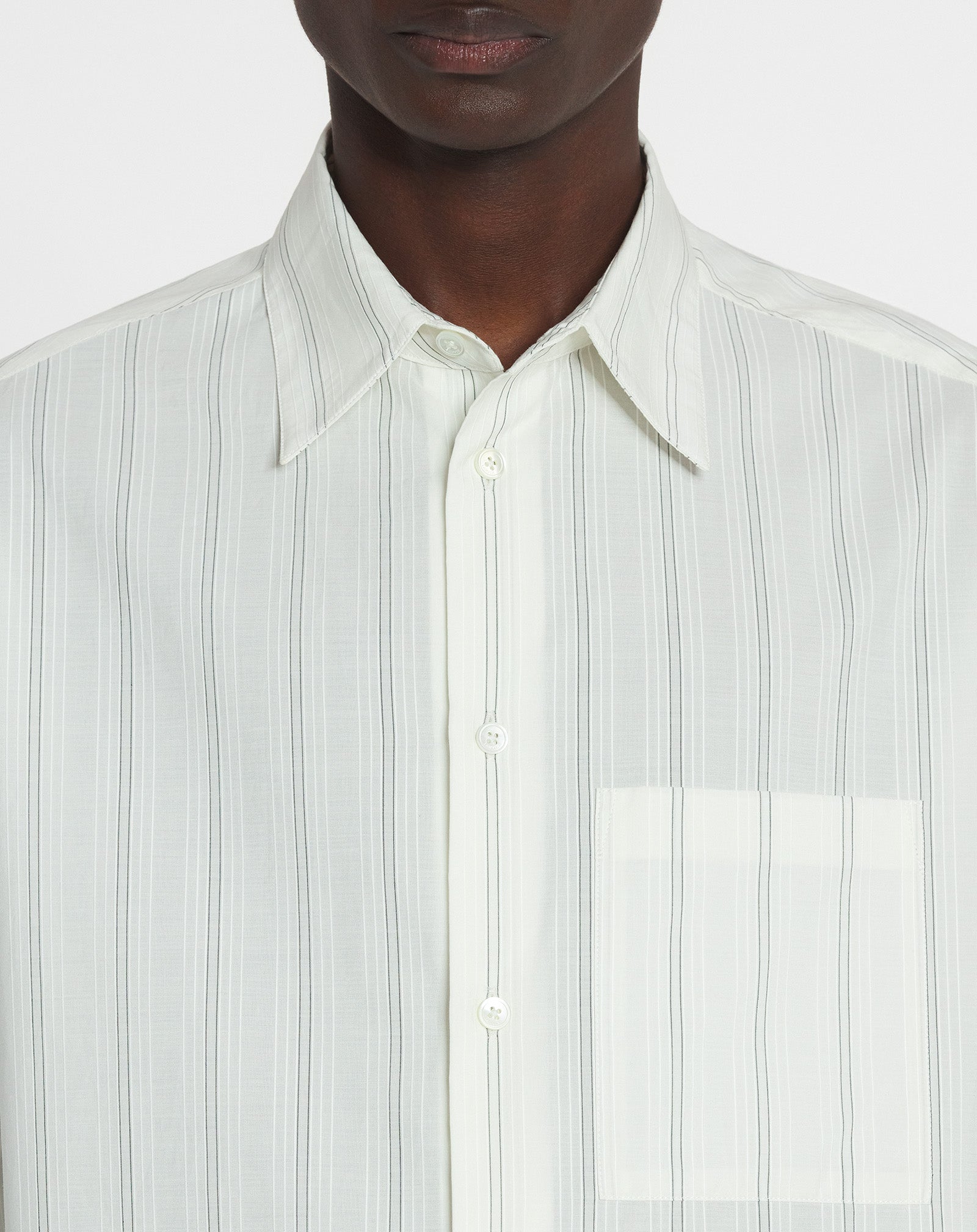 STRAIGHT COTTON SHIRT