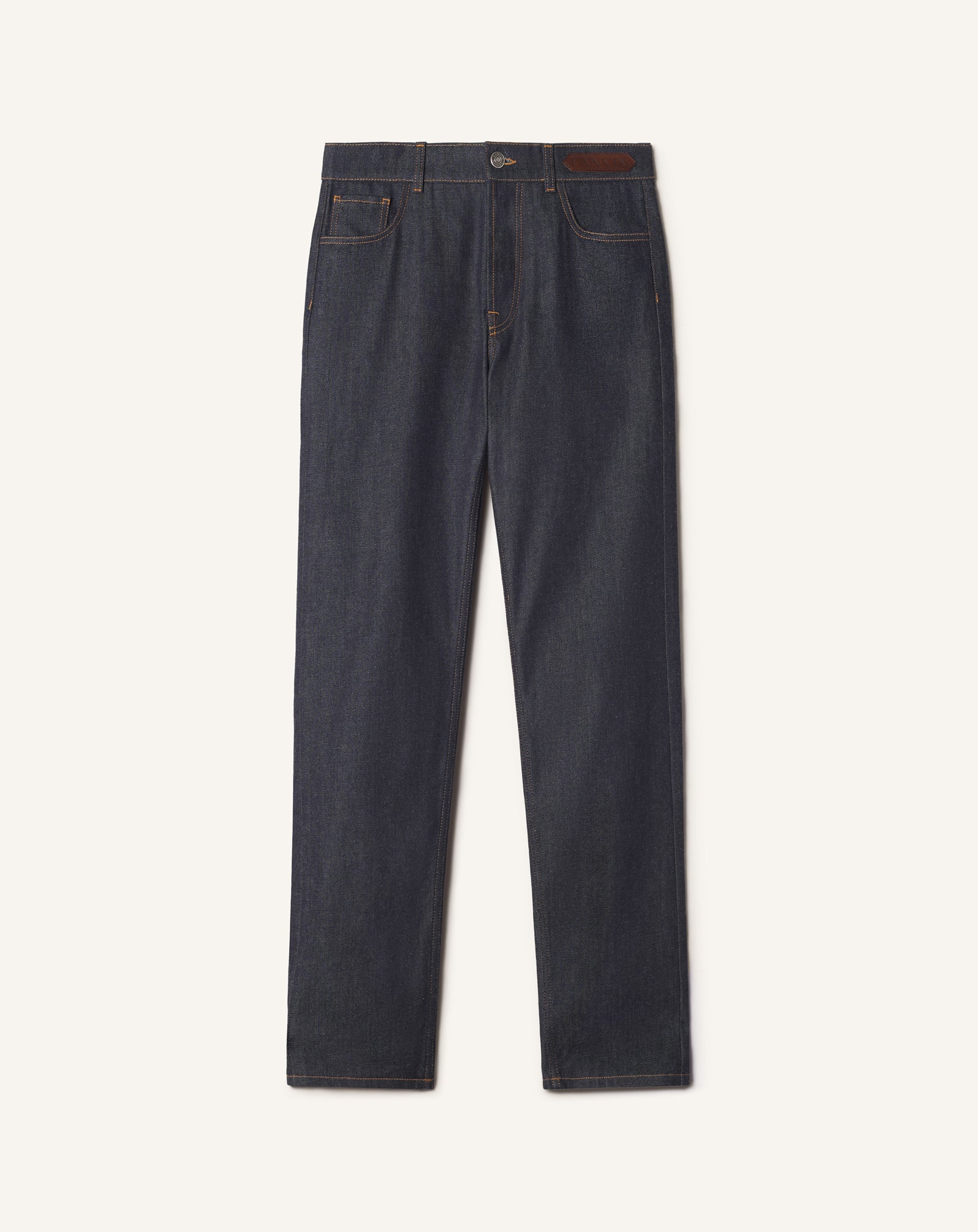 STRAIGHT-LEG DENIM PANTS