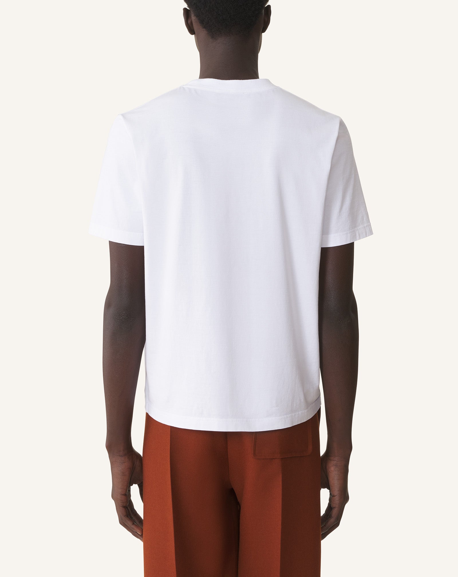 LANVIN EMBROIDERED COTTON T-SHIRT