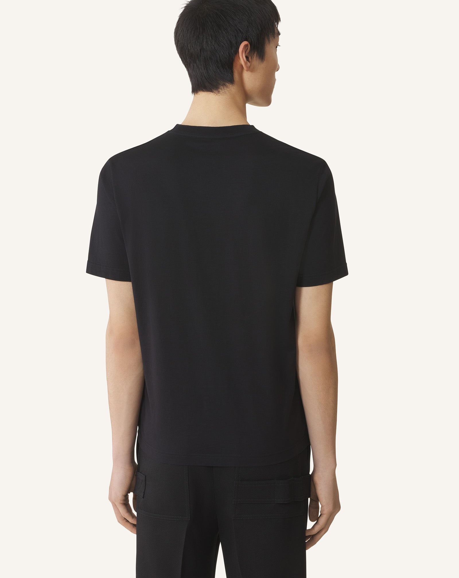 LANVIN EMBROIDERED COTTON T-SHIRT