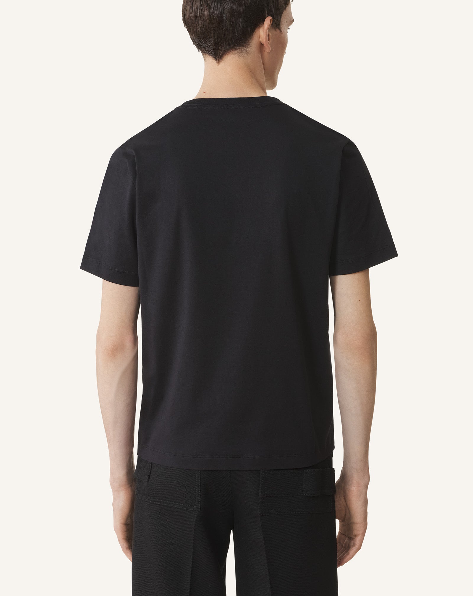 LANVIN SHEARLING COTTON T-SHIRT