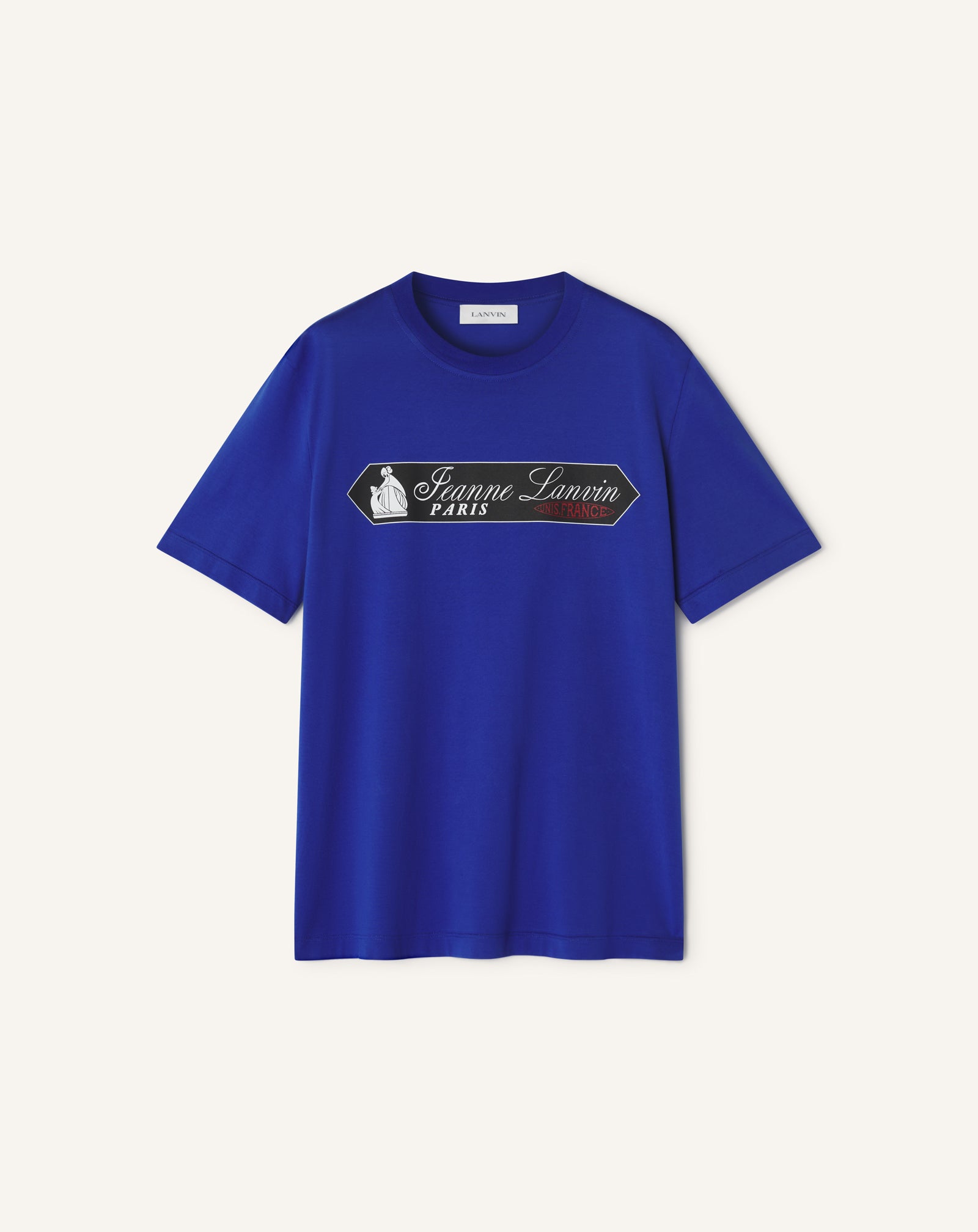 PRINTED LANVIN SIGNATURE LABEL T-SHIRT