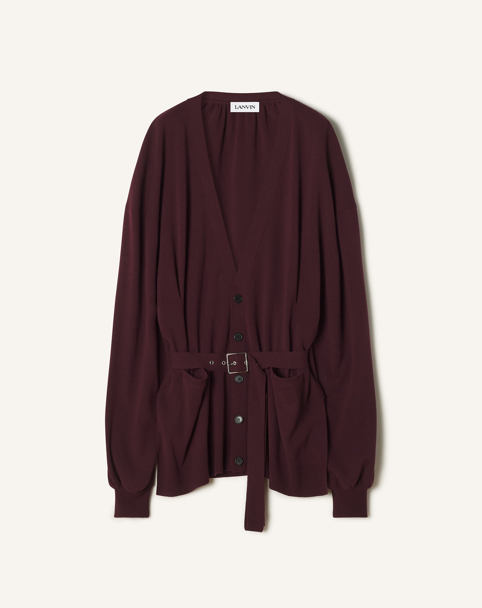 WOOL AND CASHMERE OVERSIZED CARDIGAN