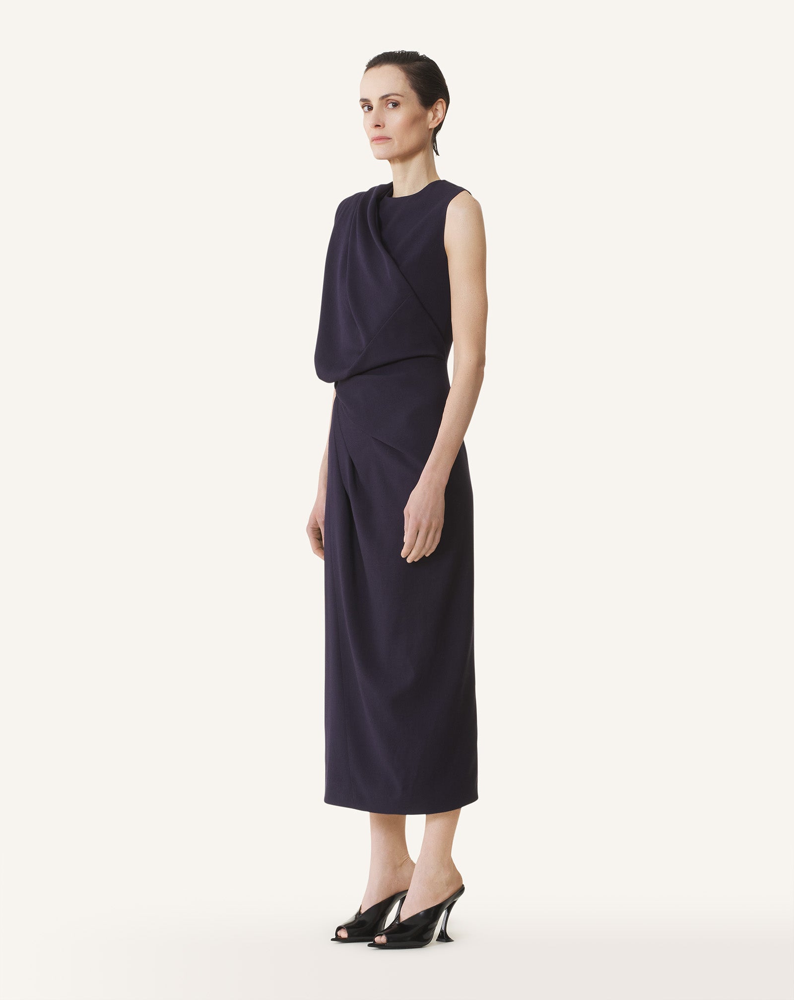 MIDI DRESS IN FLANNEL