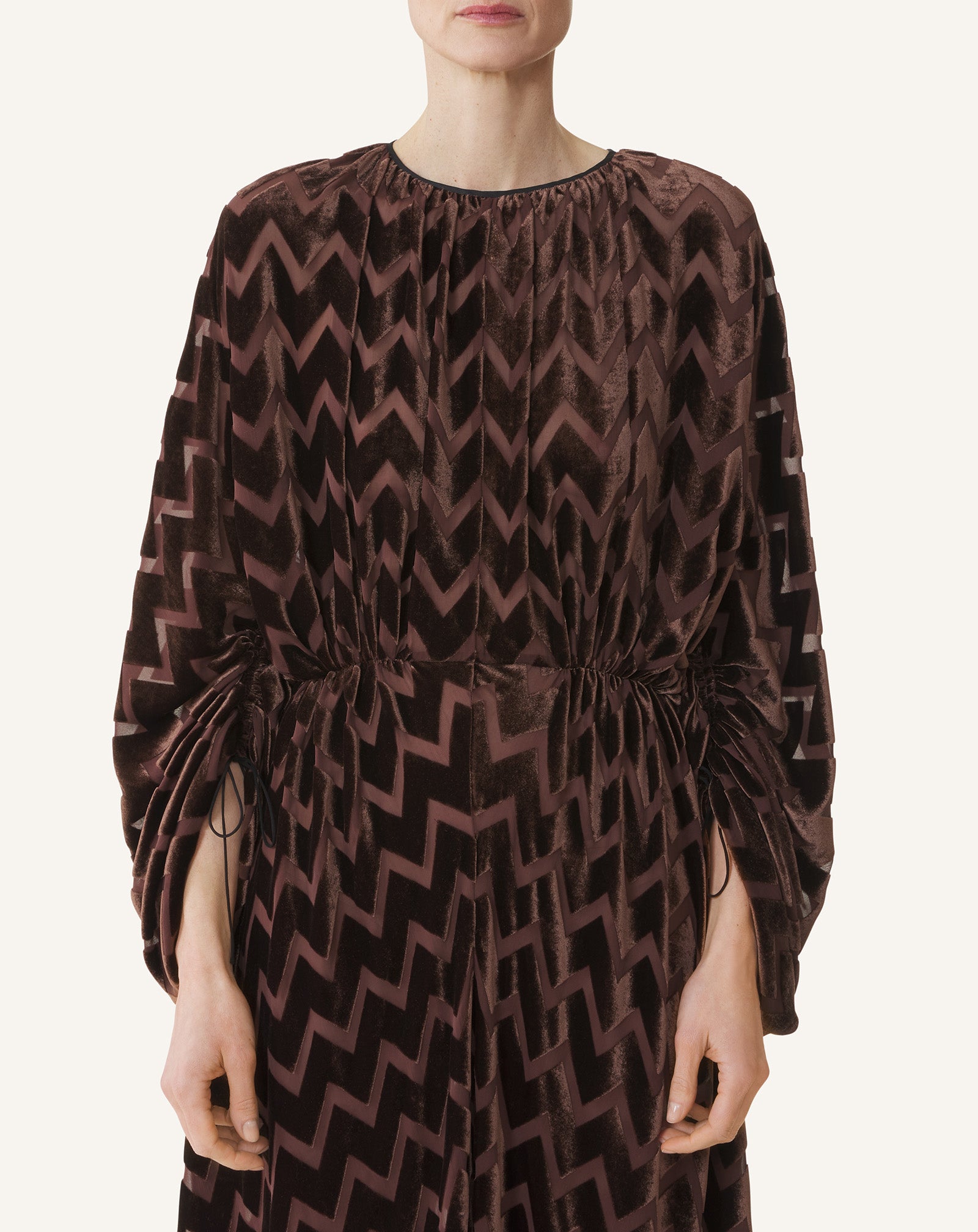 DEVORÉ VELVET DRESS