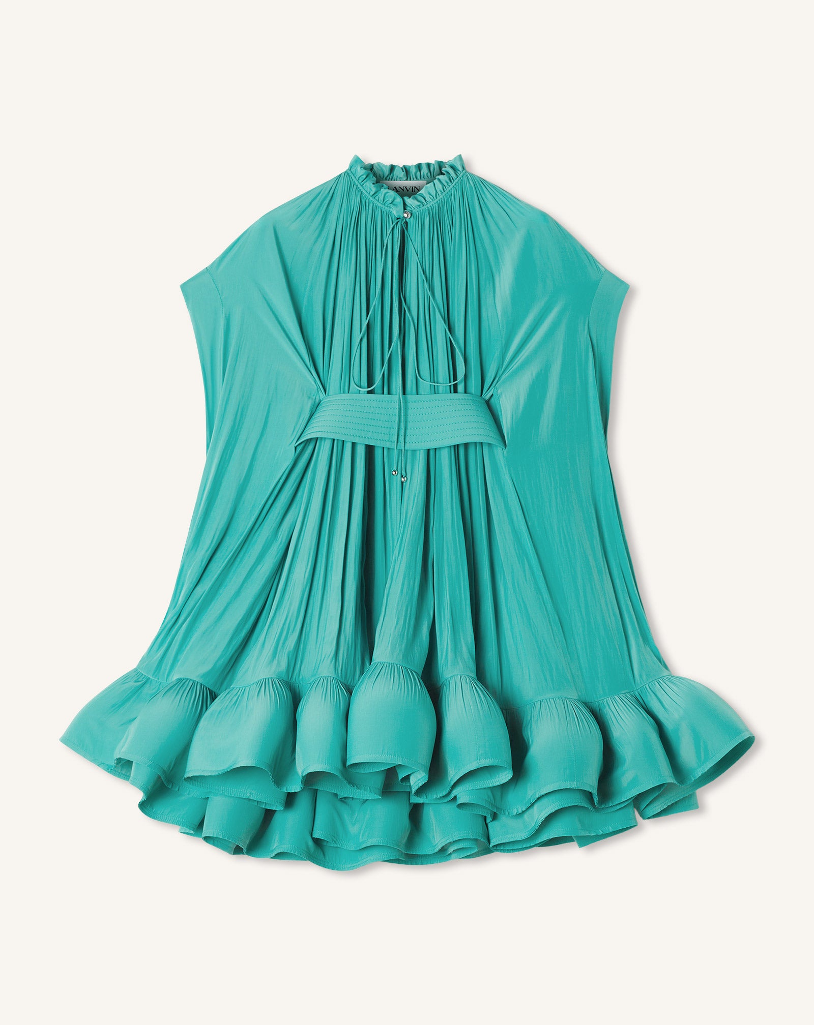 SHORT CHARMEUSE DRESS