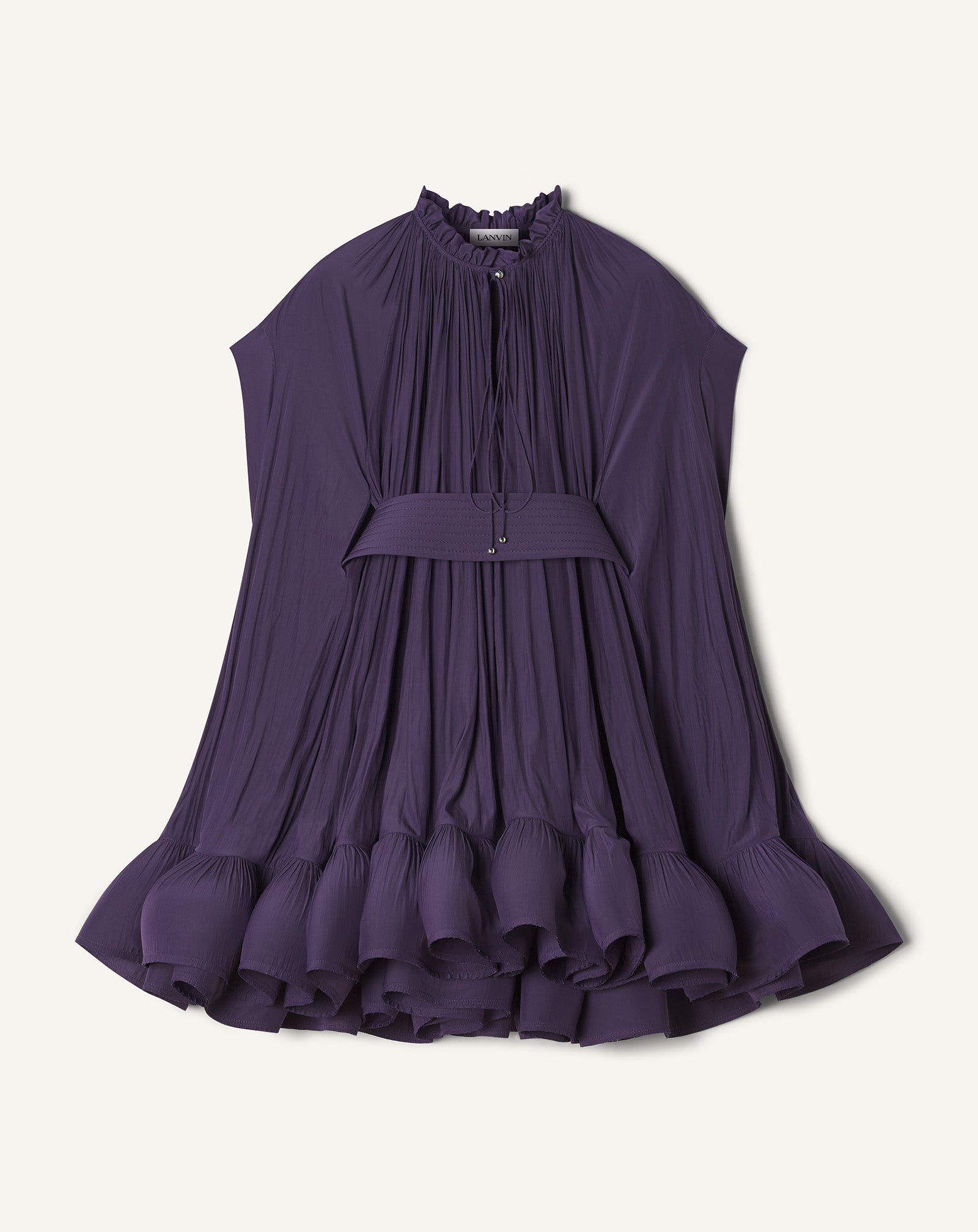 SHORT CHARMEUSE DRESS
