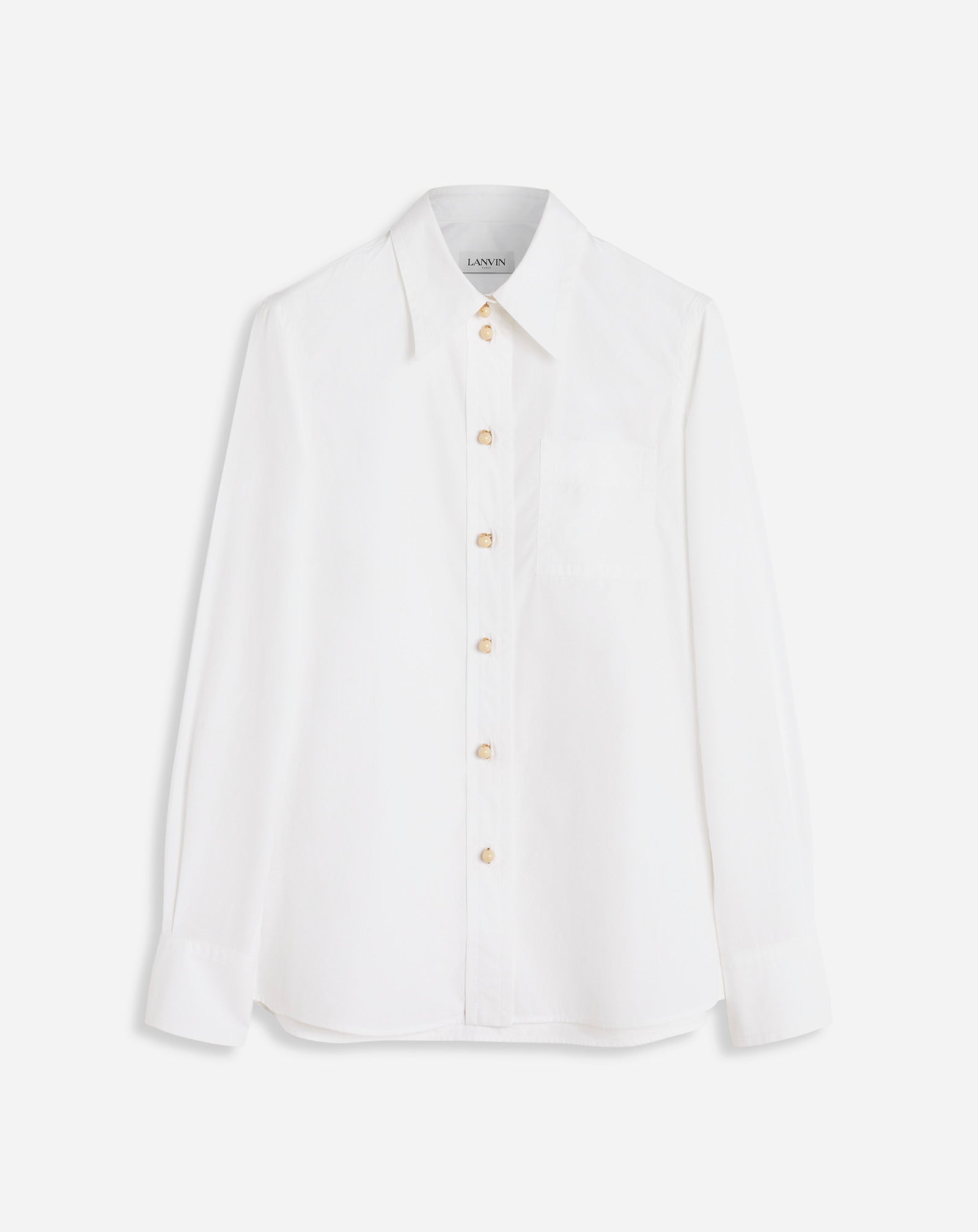 LONG SLEEVE SHIRT IN POPLIN