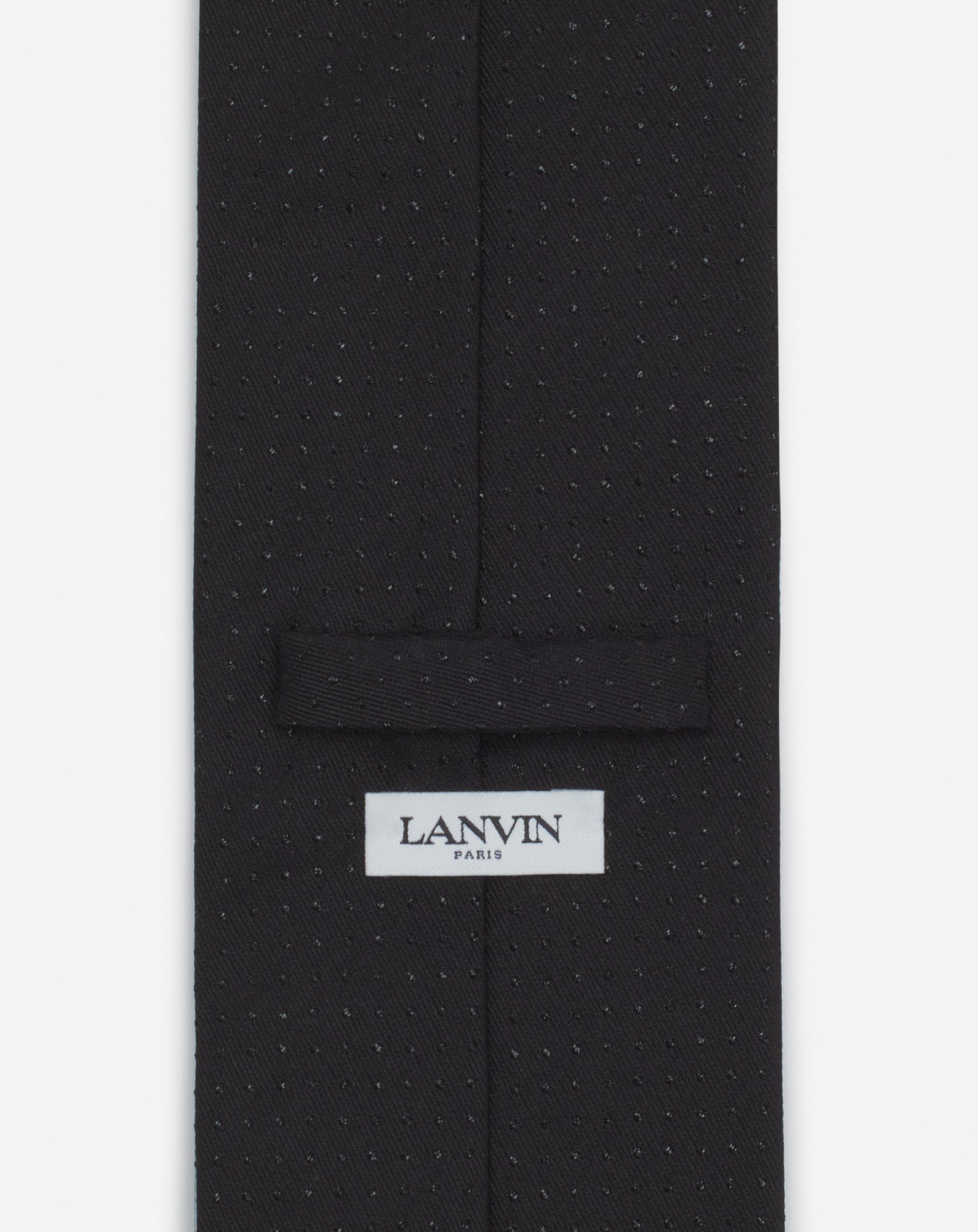 LANVIN TIE IN SPARKLY SATIN