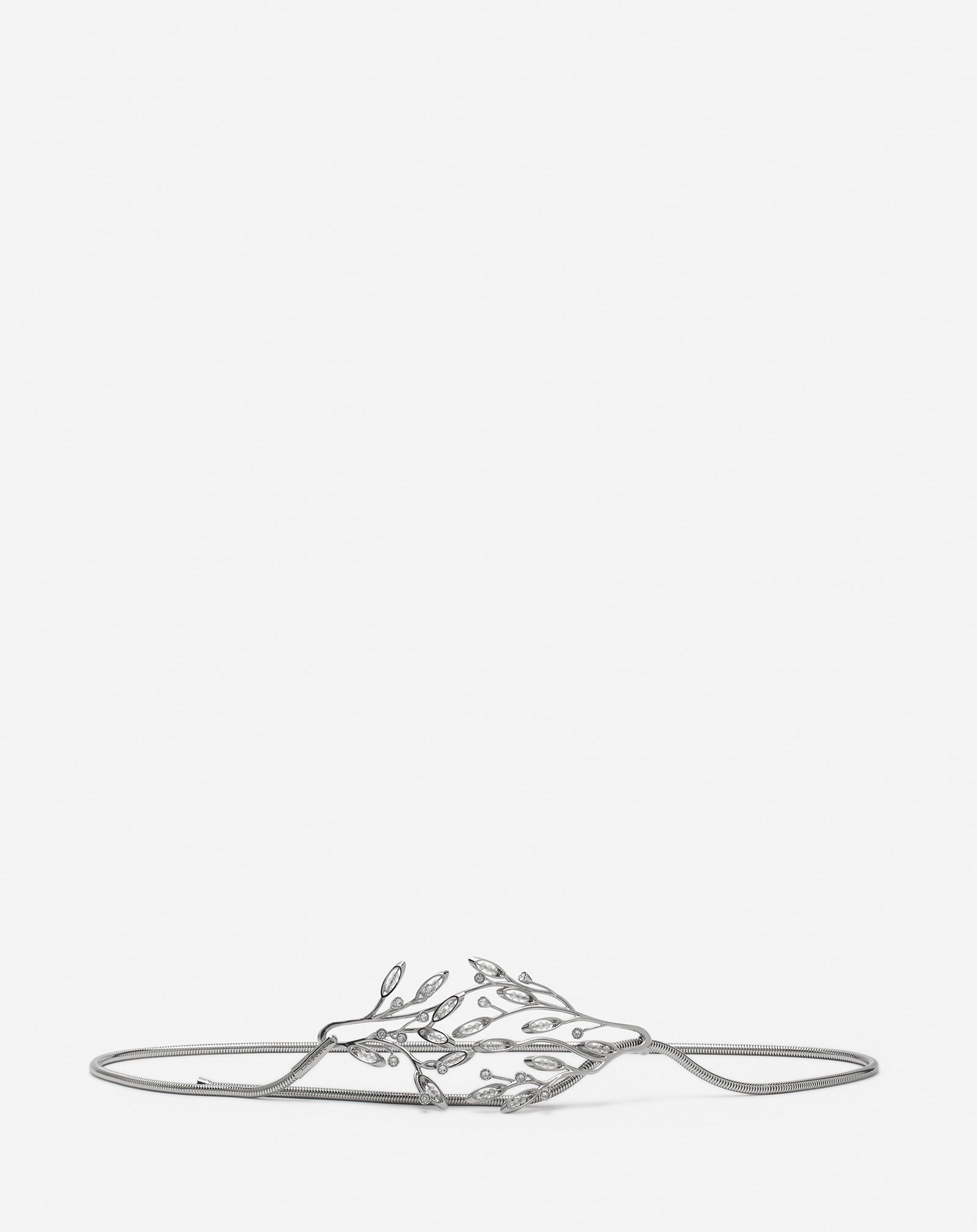 AEDE BELT IN BRASS AND CRYSTALS