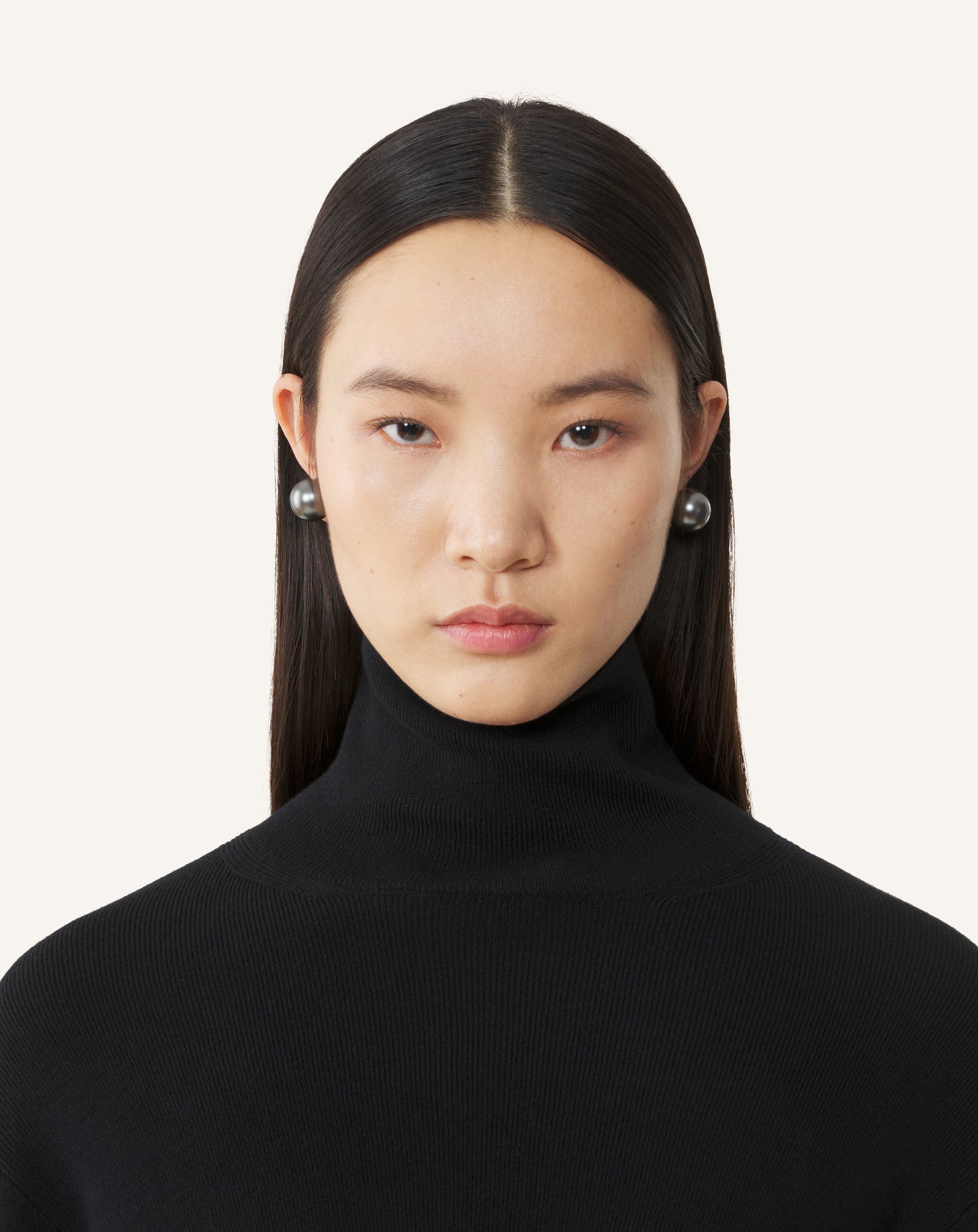 SILVER LES PERLES BY LANVIN EARSTUDS