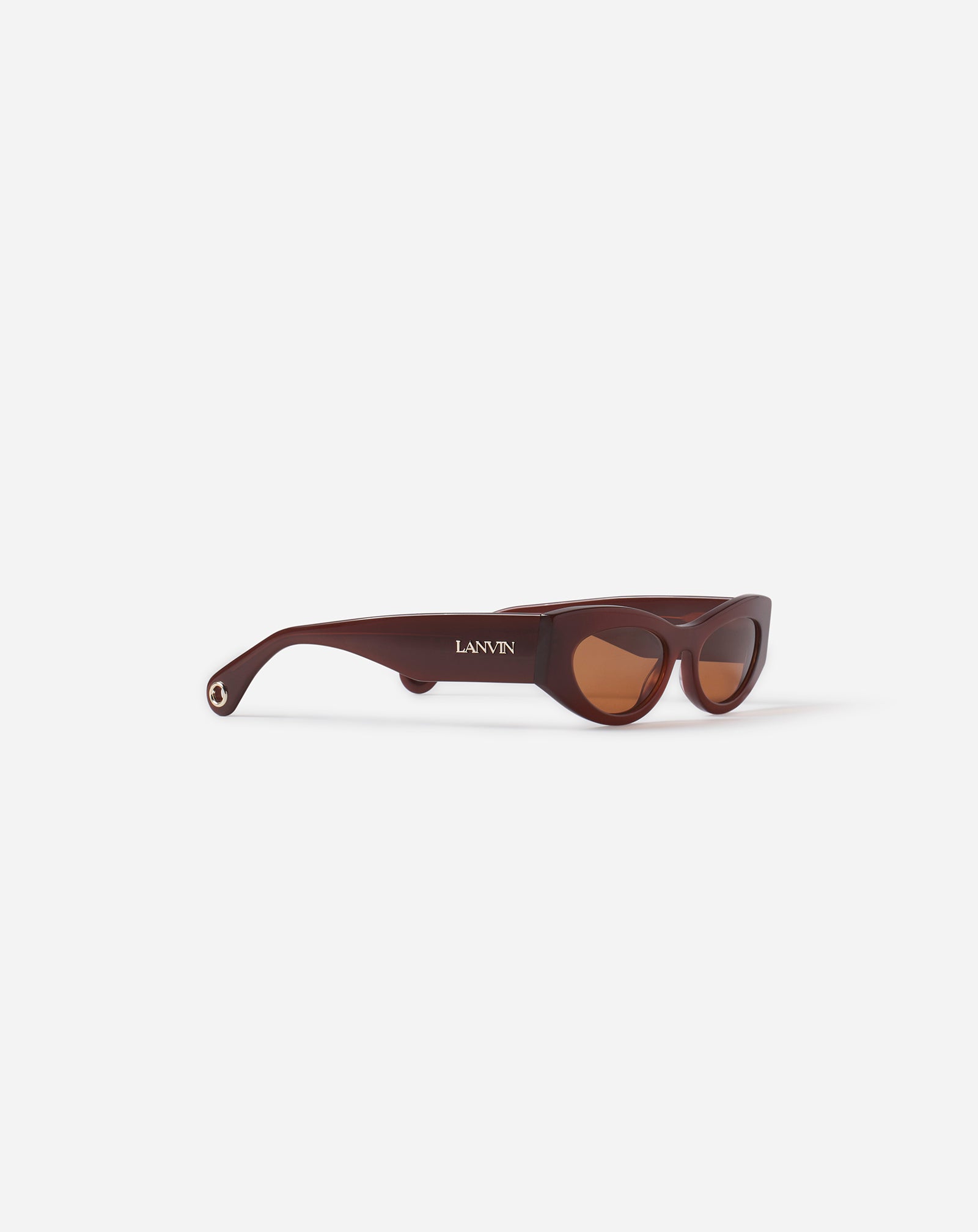 BROWN LANVIN LOGO SUNGLASSES