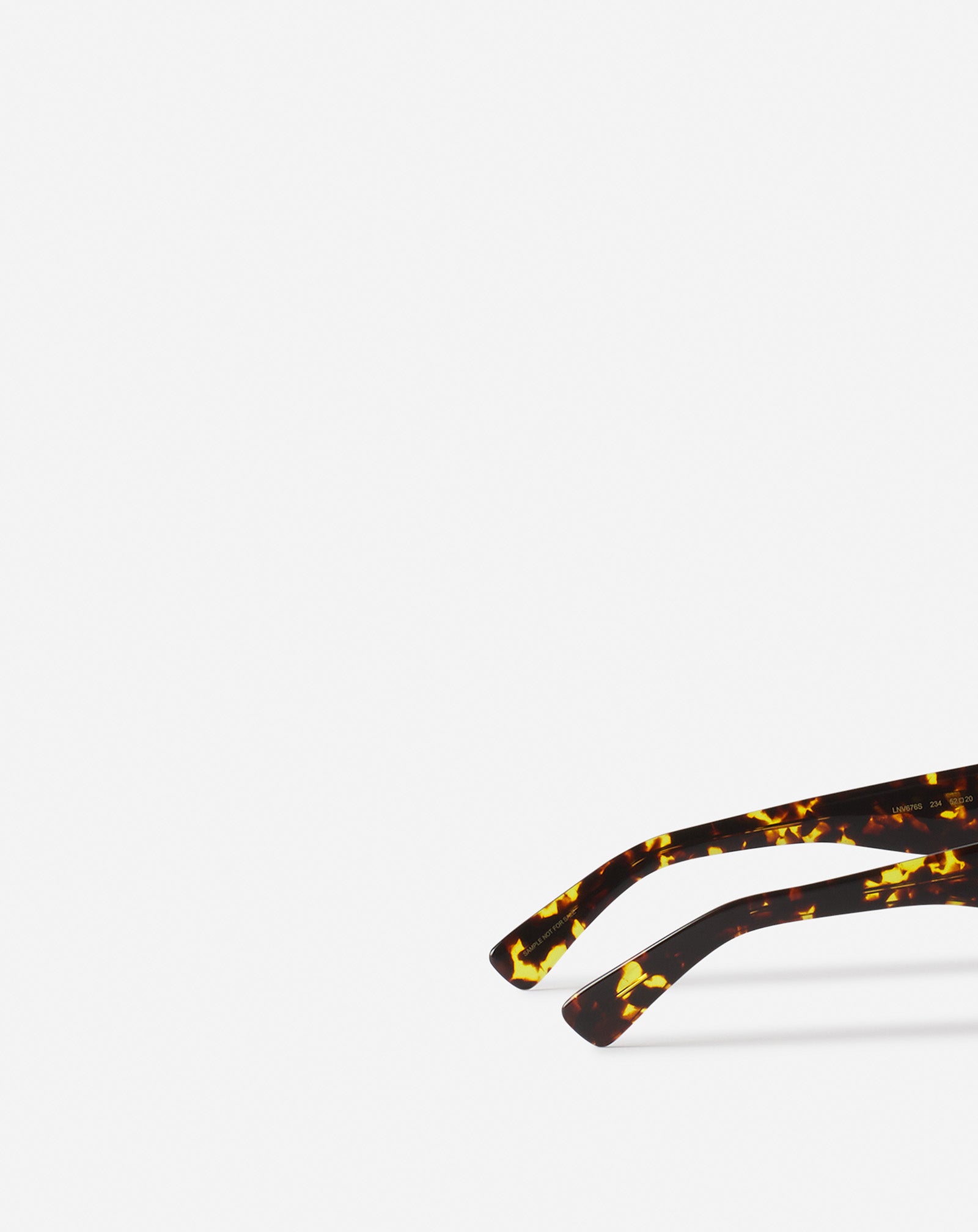 LUNETTES MAXI RECTANGLE LANVIN SIGNATURE